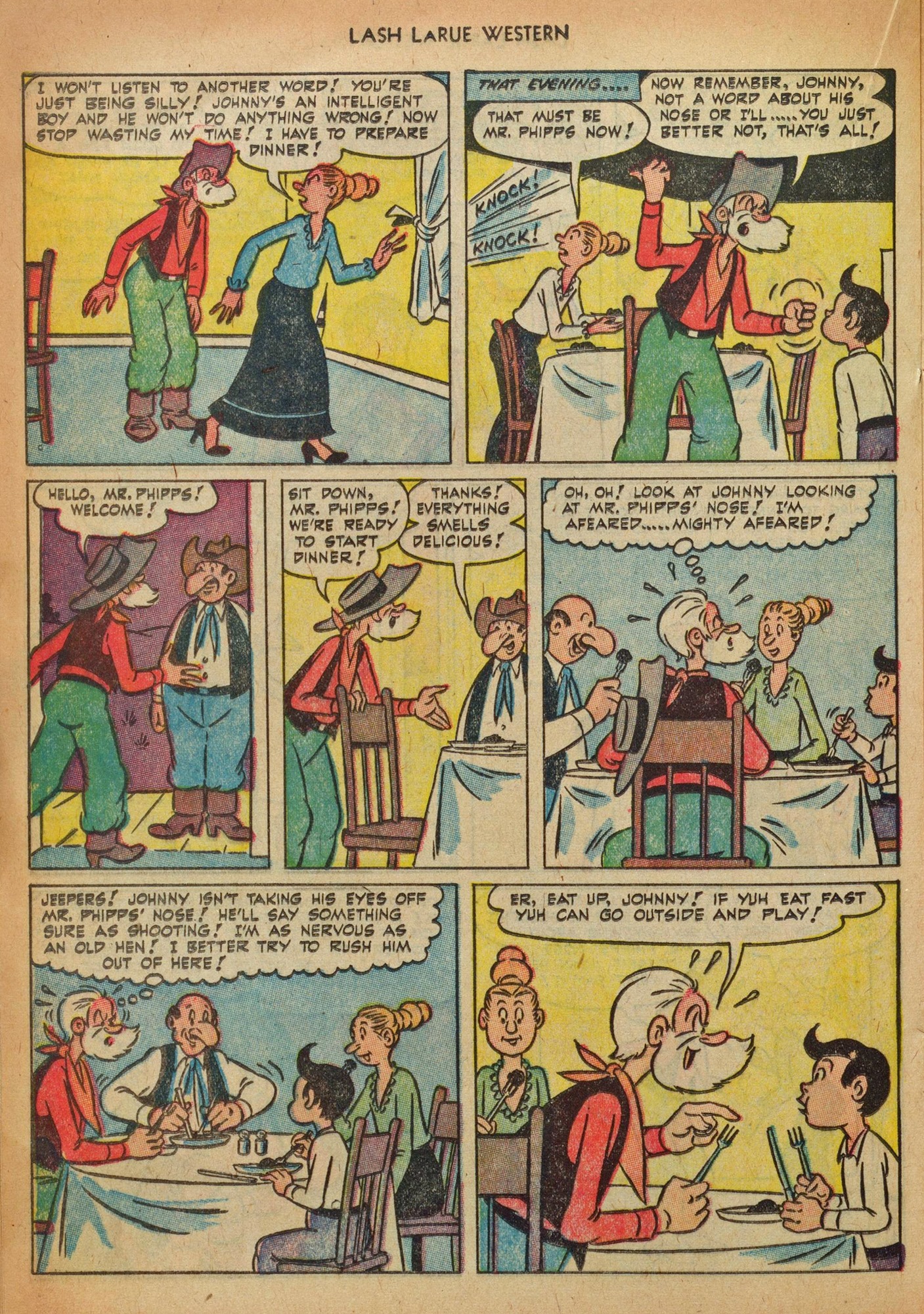 Read online Lash Larue Western (1949) comic -  Issue #41 - 20