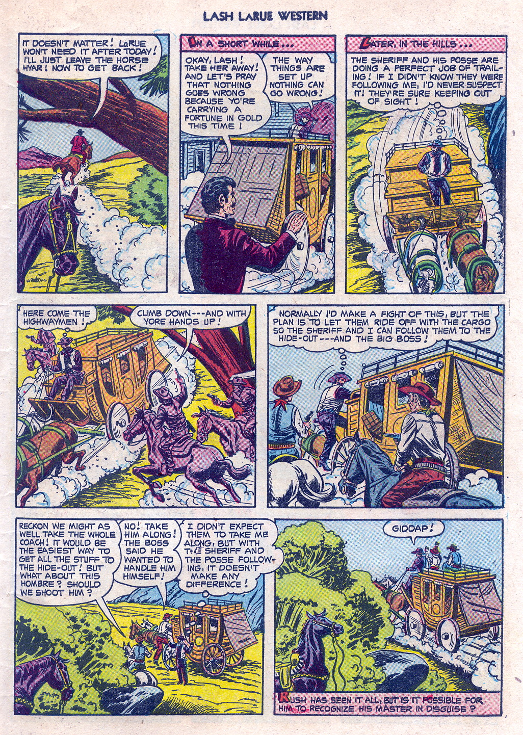 Read online Lash Larue Western (1949) comic -  Issue #45 - 31
