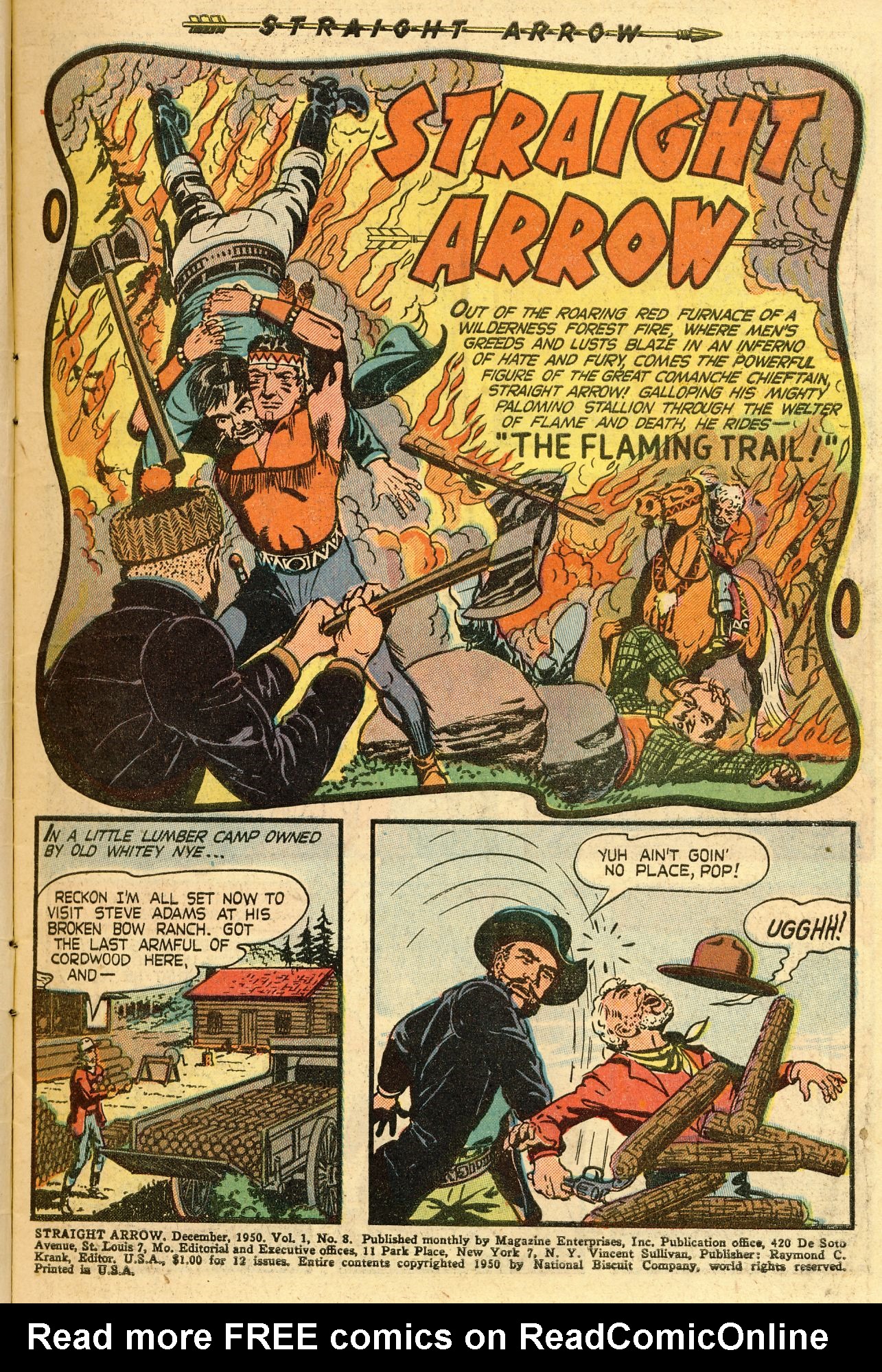 Read online Straight Arrow comic -  Issue #8 - 3