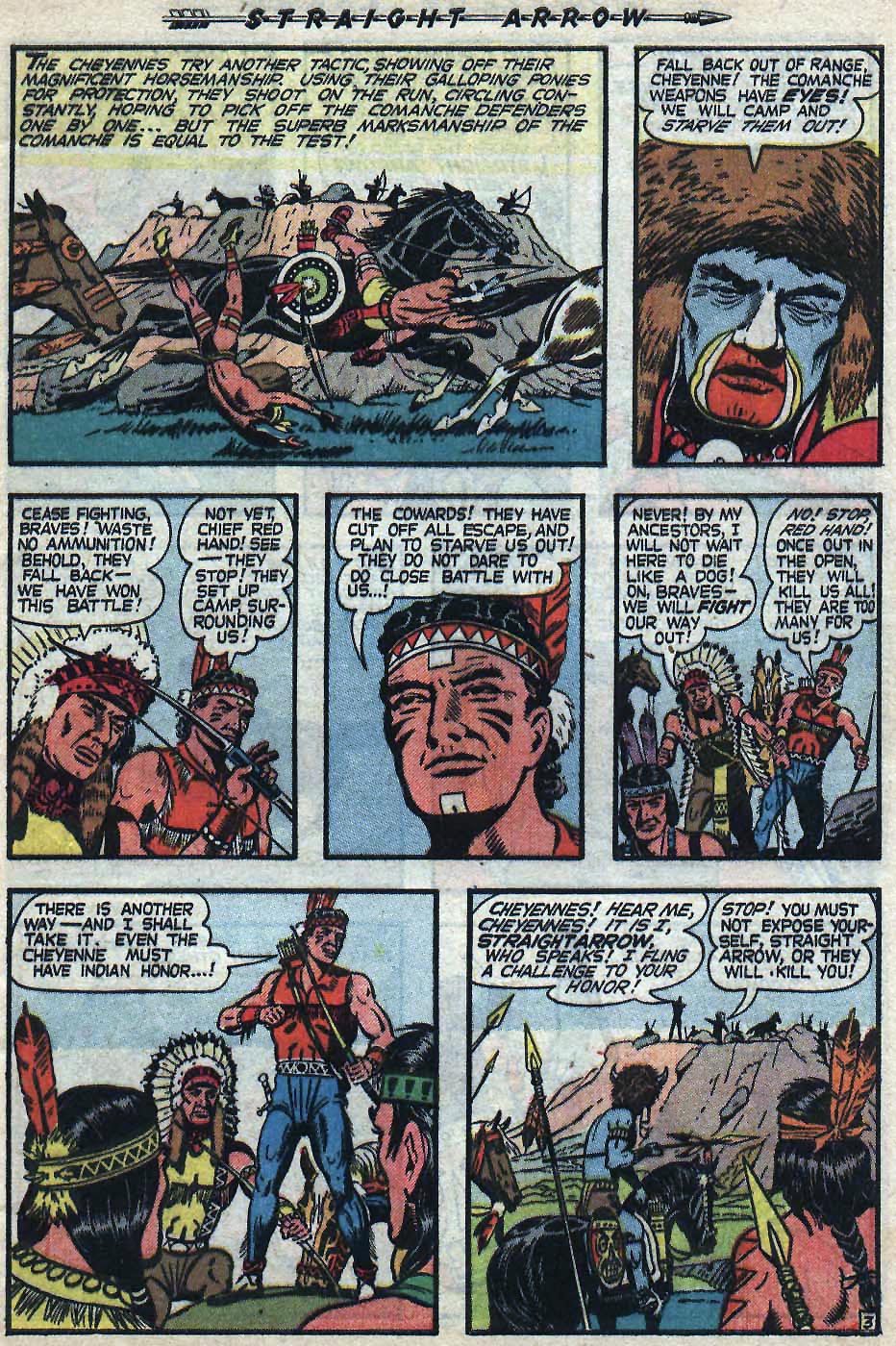 Read online Straight Arrow comic -  Issue #6 - 6