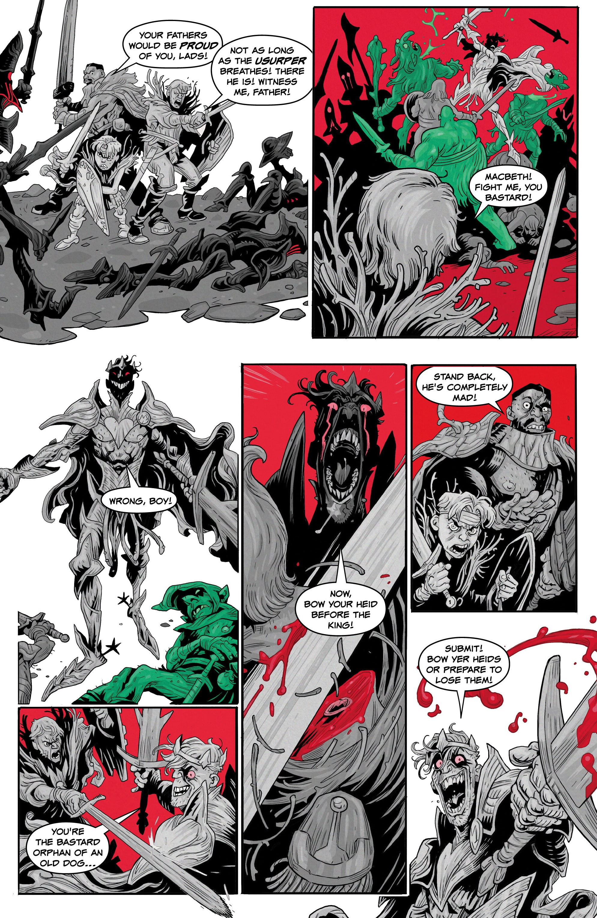 Read online Macbeth: A Tale of Horror comic -  Issue # TPB - 78