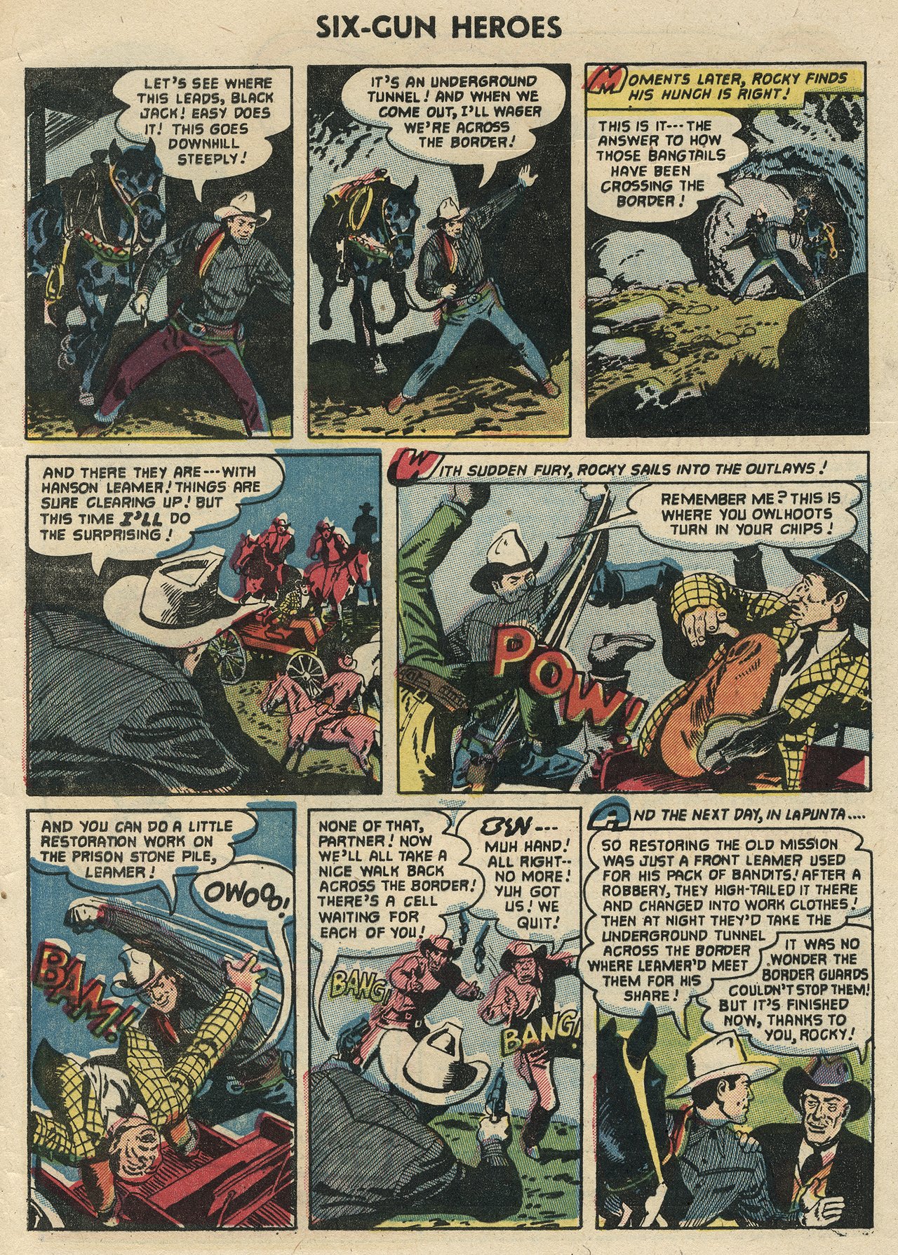 Read online Six-Gun Heroes comic -  Issue #33 - 33