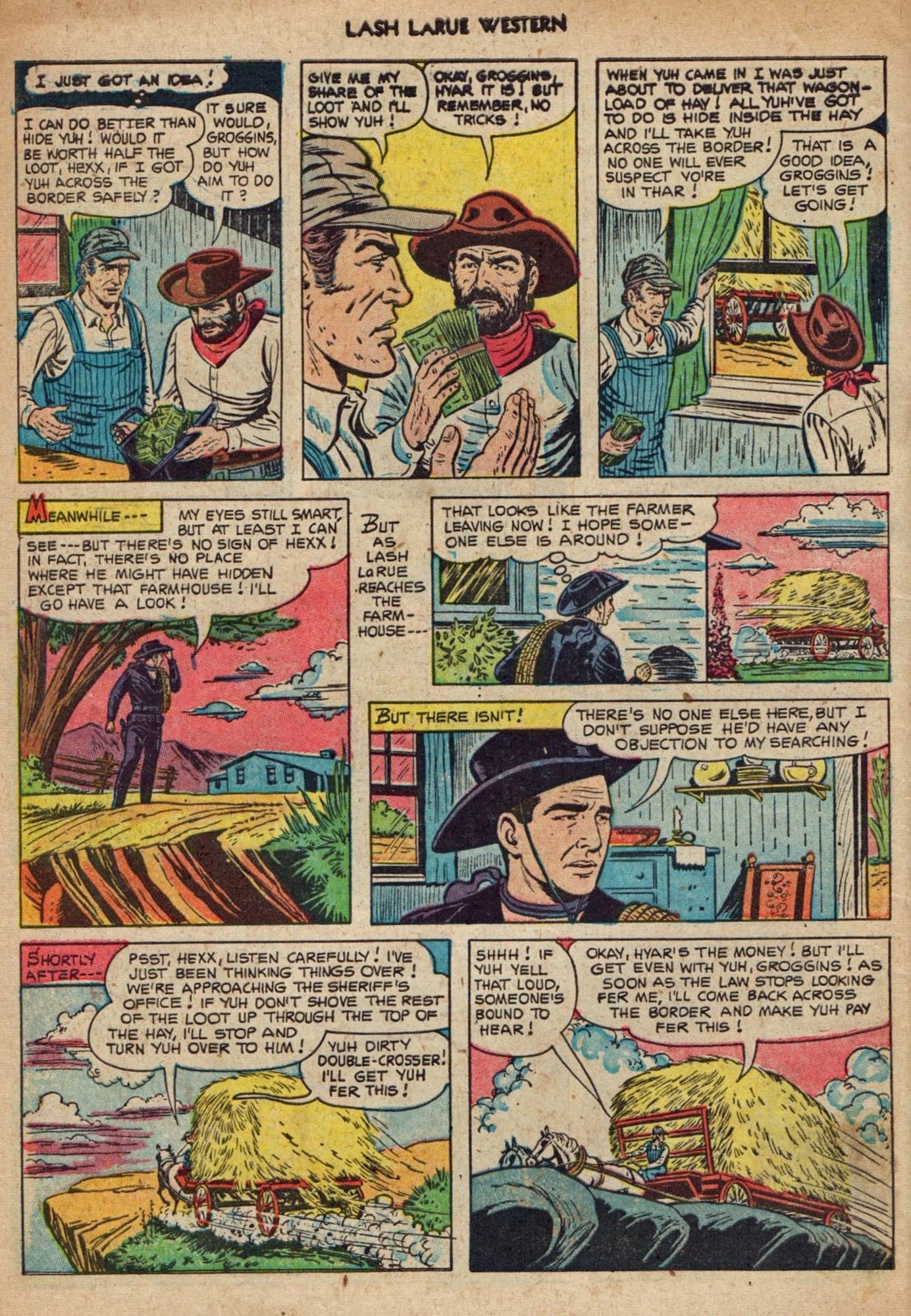 Read online Lash Larue Western (1949) comic -  Issue #37 - 6