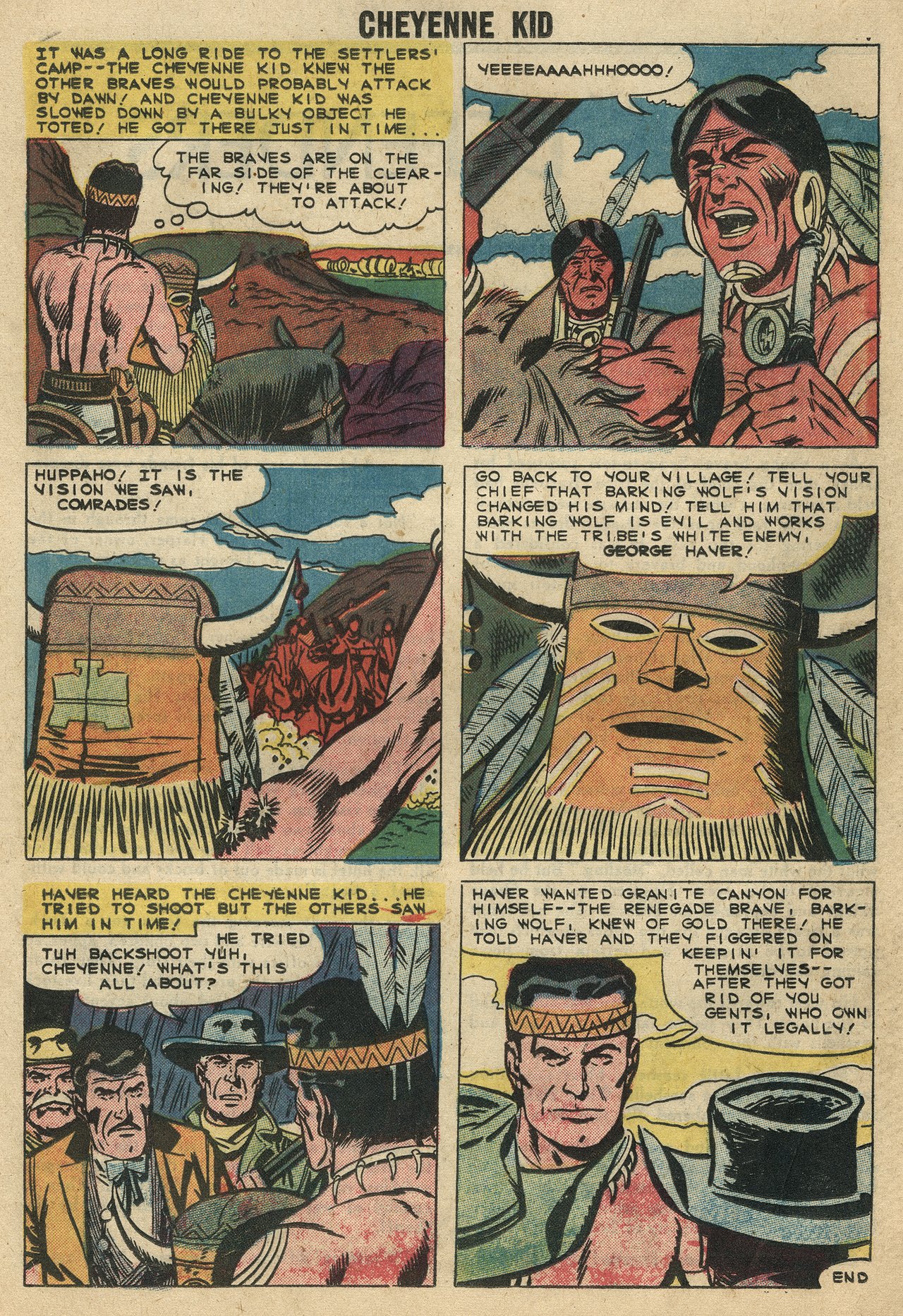 Read online Cheyenne Kid comic -  Issue #19 - 19