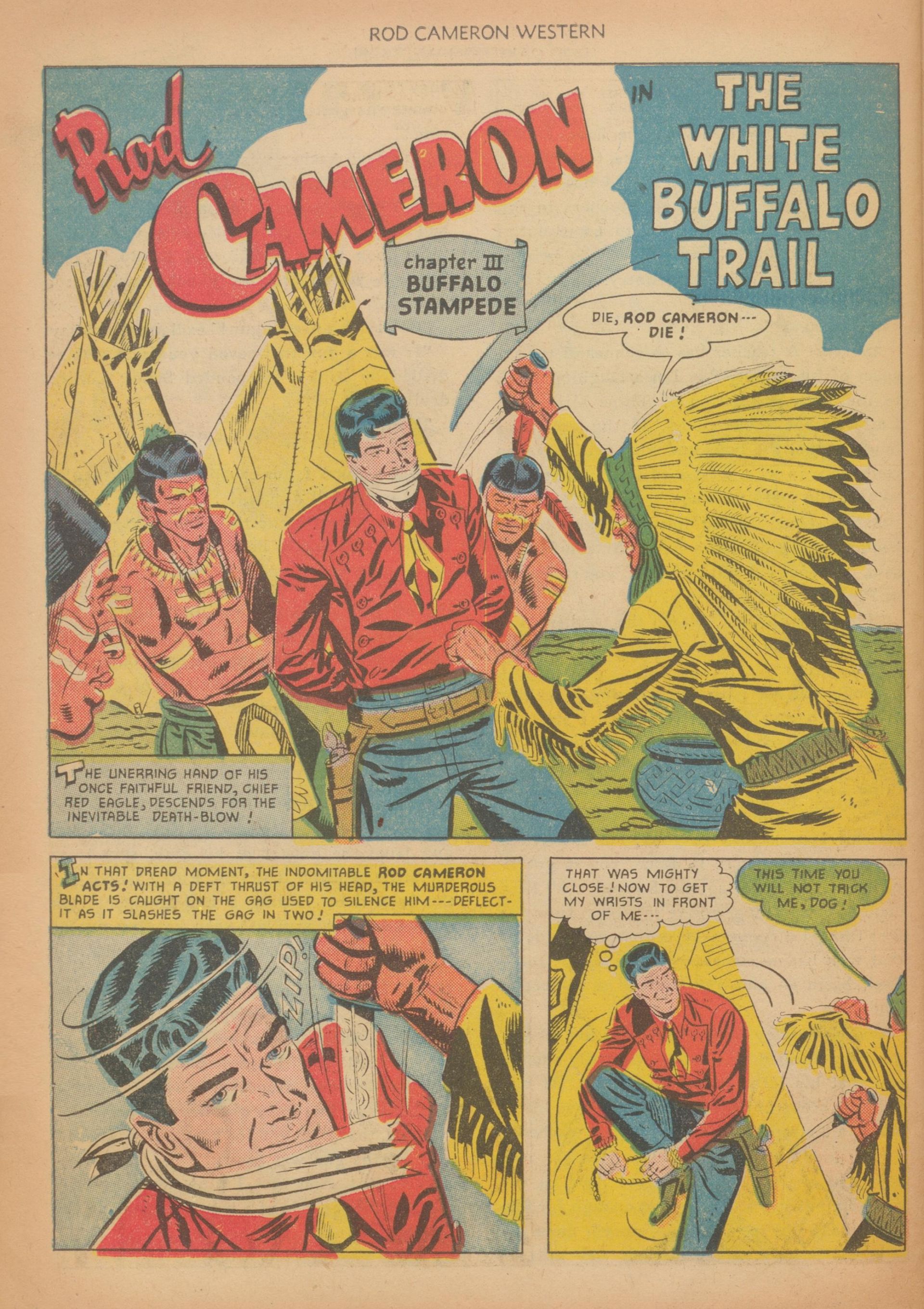 Read online Rod Cameron Western comic -  Issue #10 - 26