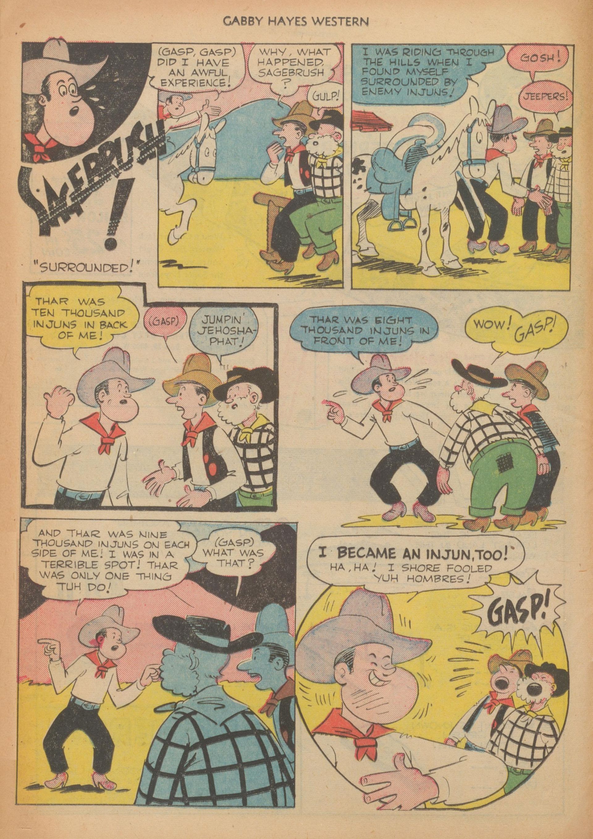 Read online Gabby Hayes Western comic -  Issue #30 - 12