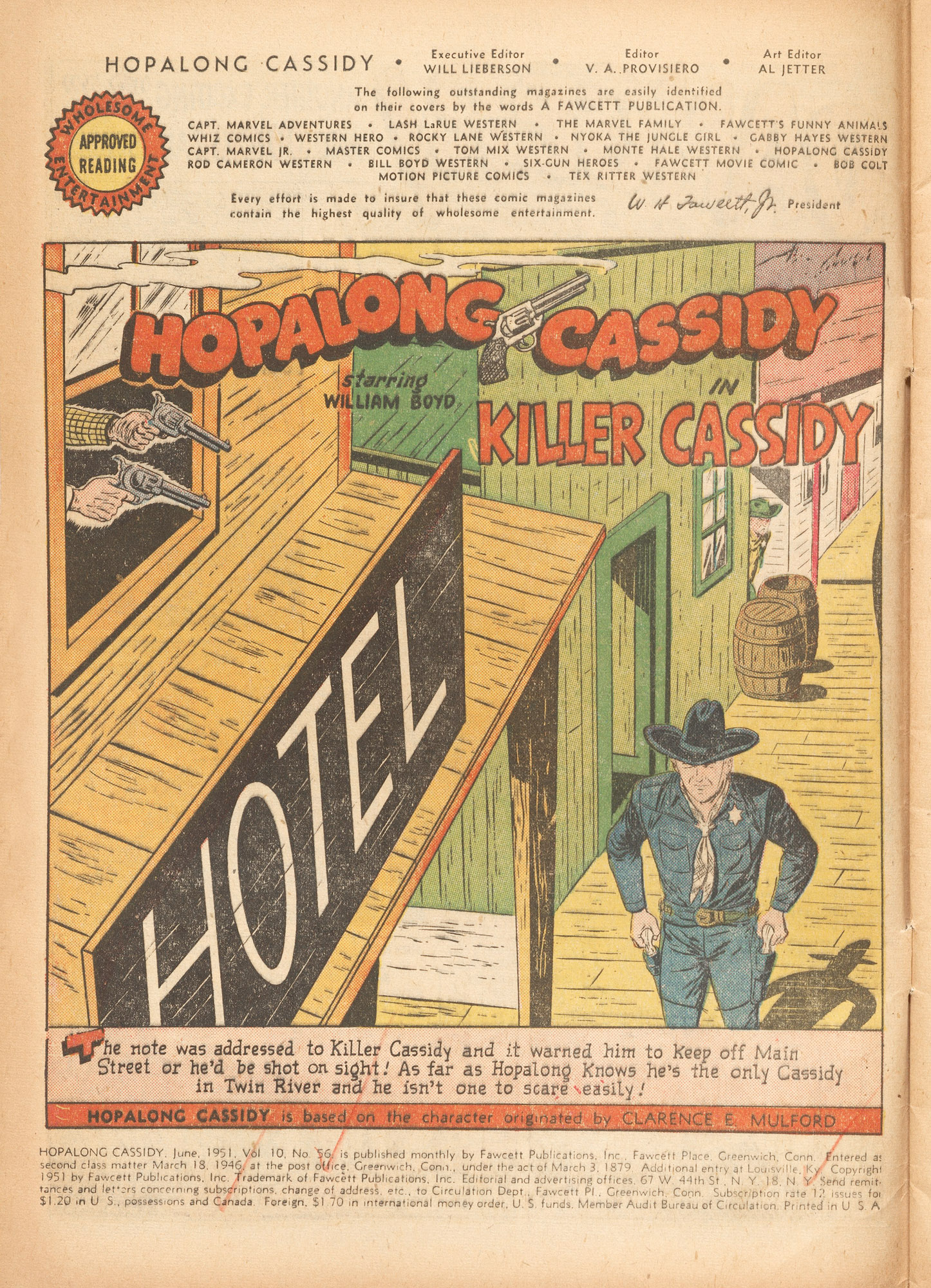 Read online Hopalong Cassidy comic -  Issue #56 - 4