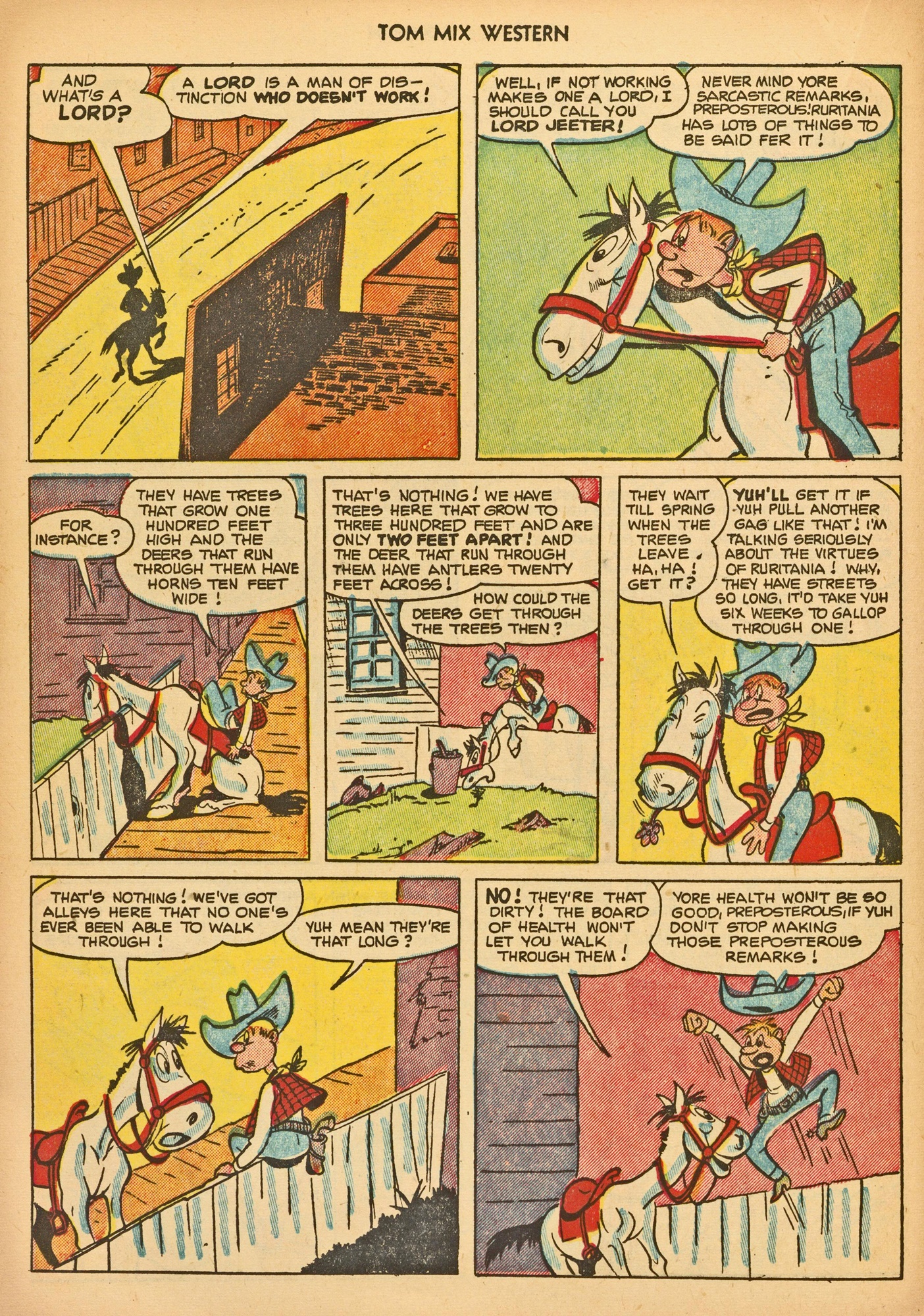 Read online Tom Mix Western (1948) comic -  Issue #59 - 16