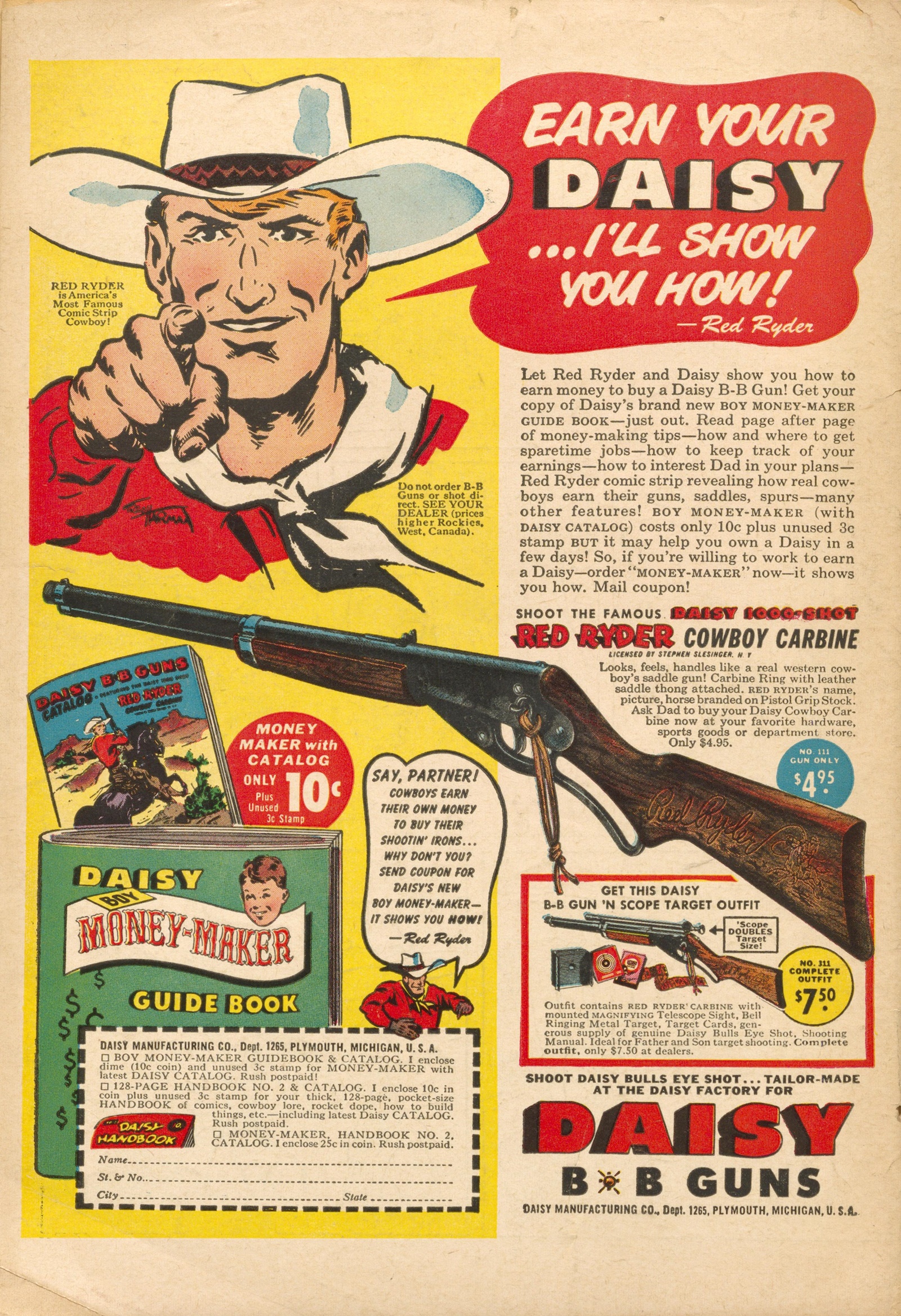 Read online Tom Mix Western (1948) comic -  Issue #30 - 36