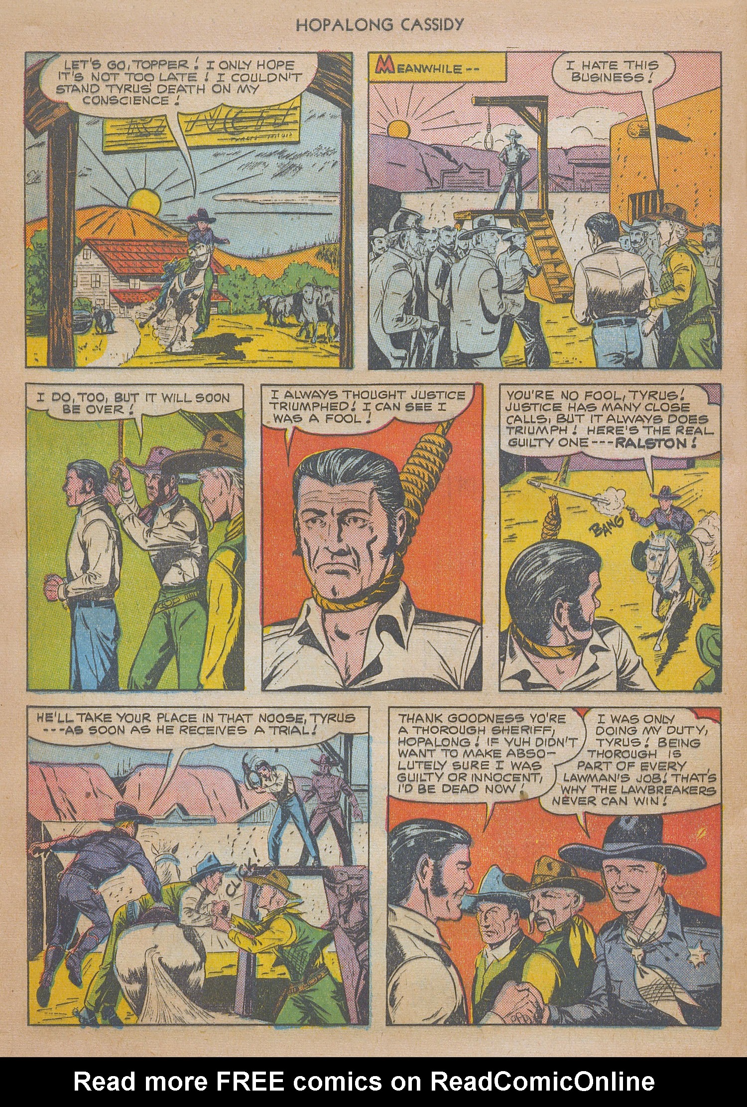 Read online Hopalong Cassidy comic -  Issue #51 - 48