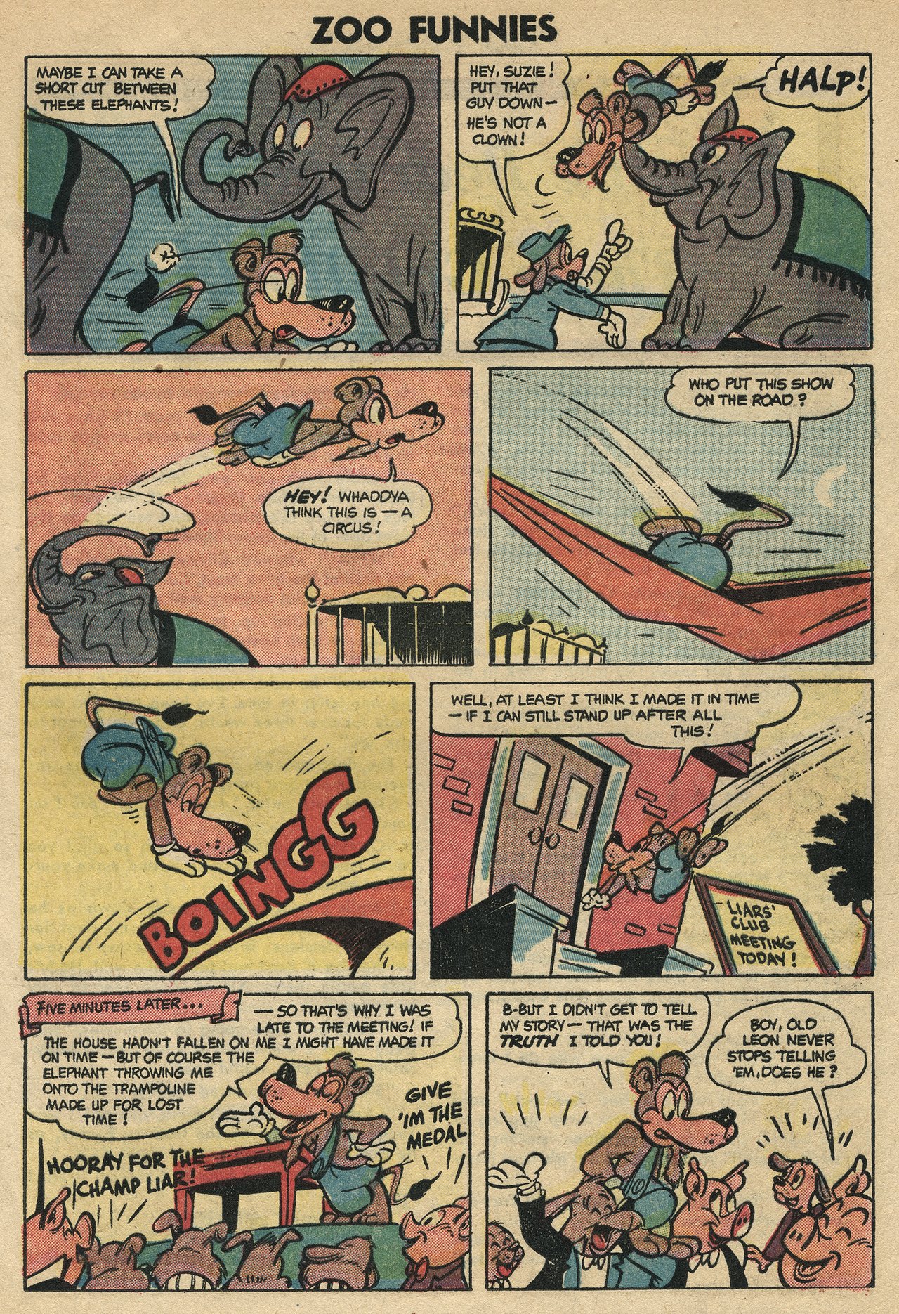 Read online Zoo Funnies comic -  Issue #6 - 17