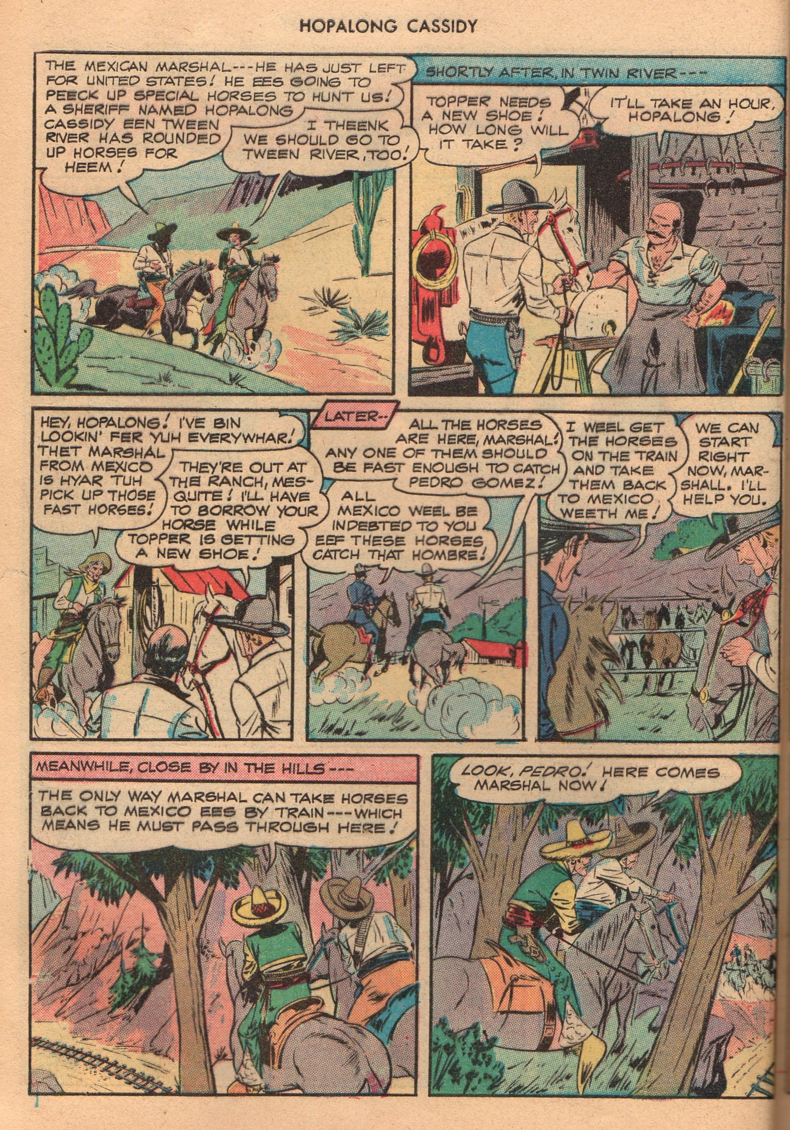 Read online Hopalong Cassidy comic -  Issue #19 - 44