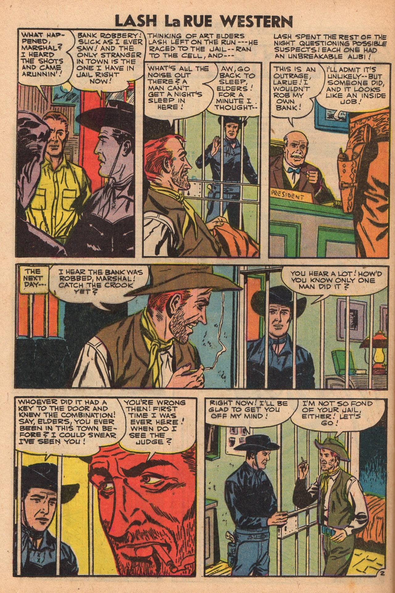 Read online Lash Larue Western (1949) comic -  Issue #64 - 24