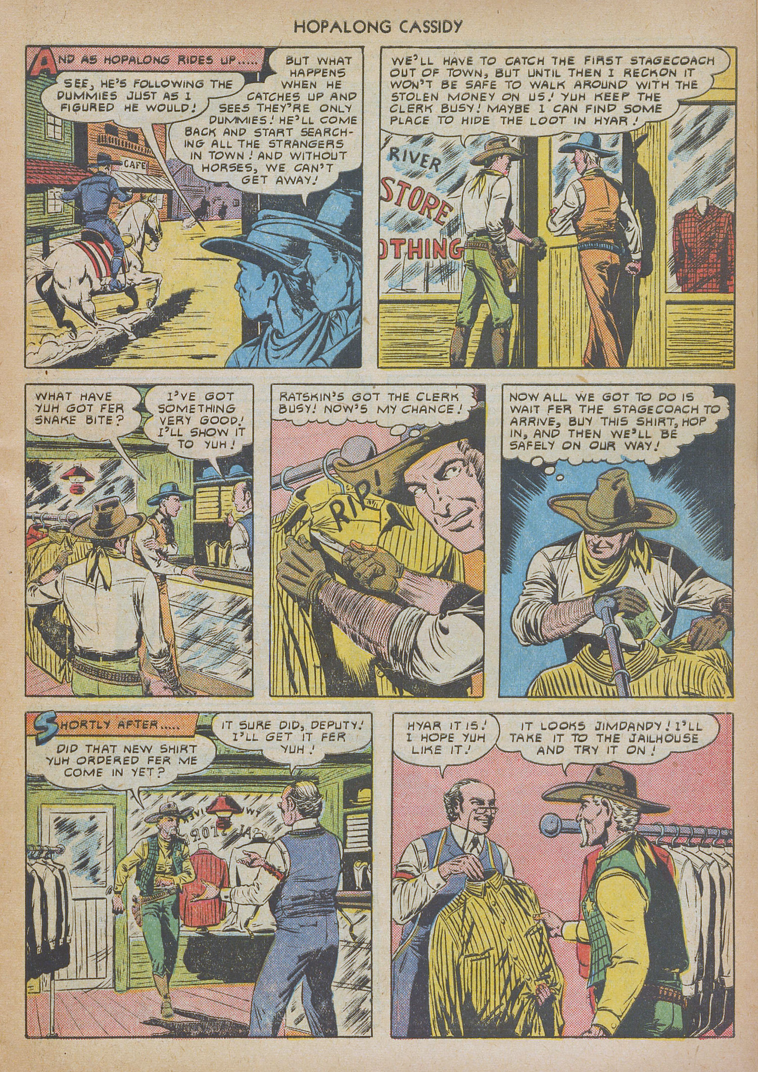 Read online Hopalong Cassidy comic -  Issue #51 - 21
