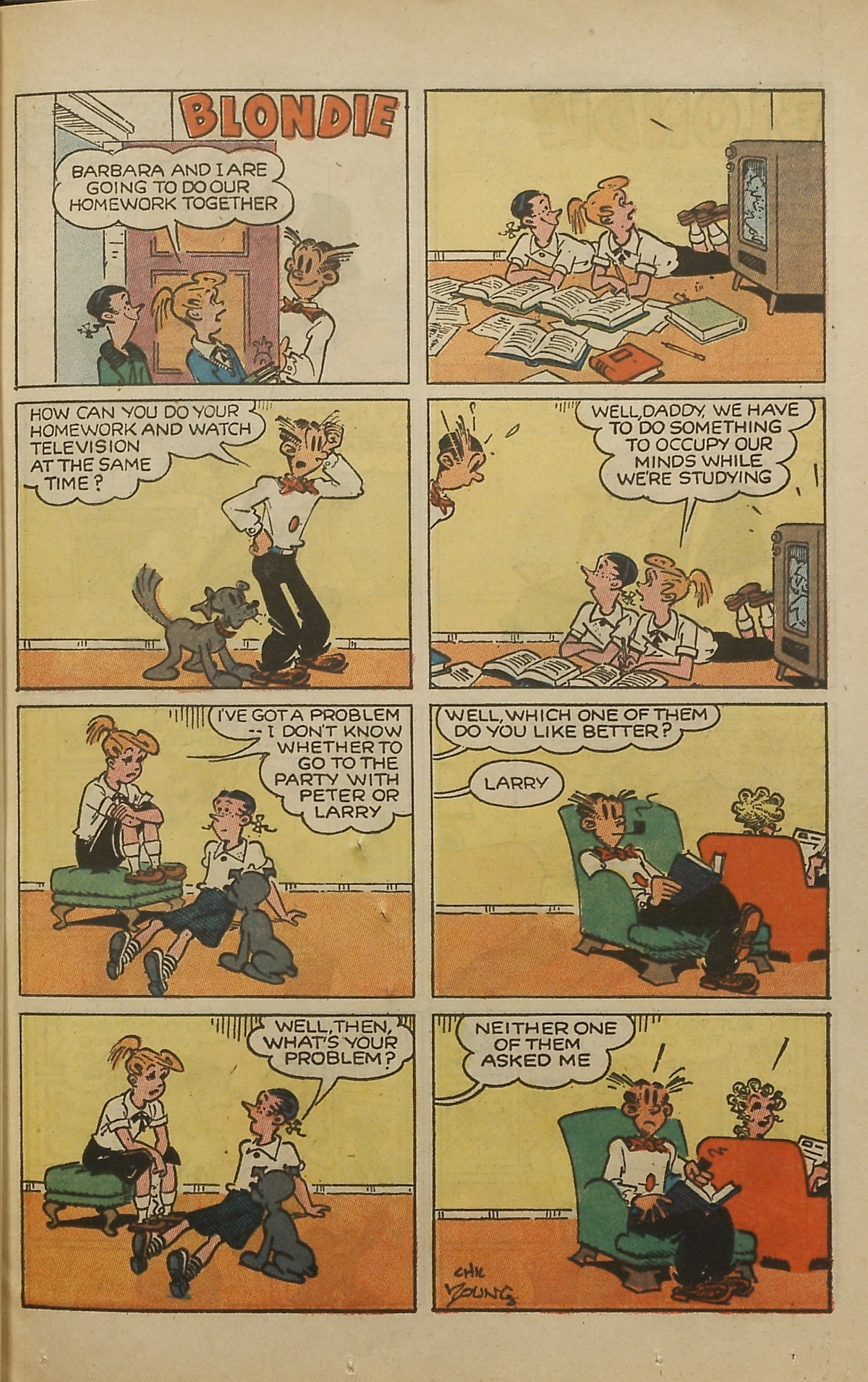 Read online Blondie Comics (1960) comic -  Issue #159 - 25