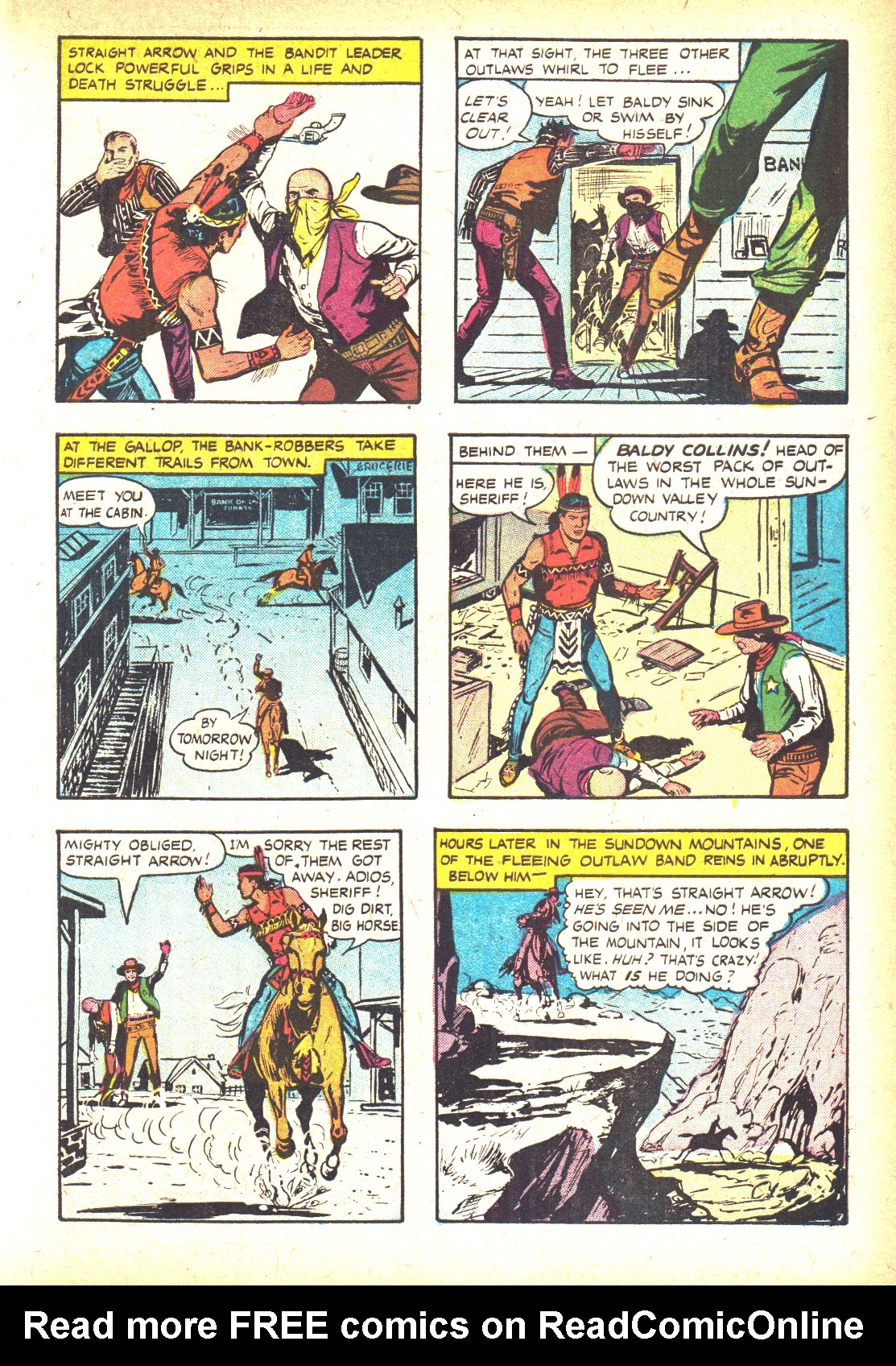 Read online Straight Arrow comic -  Issue #47 - 27