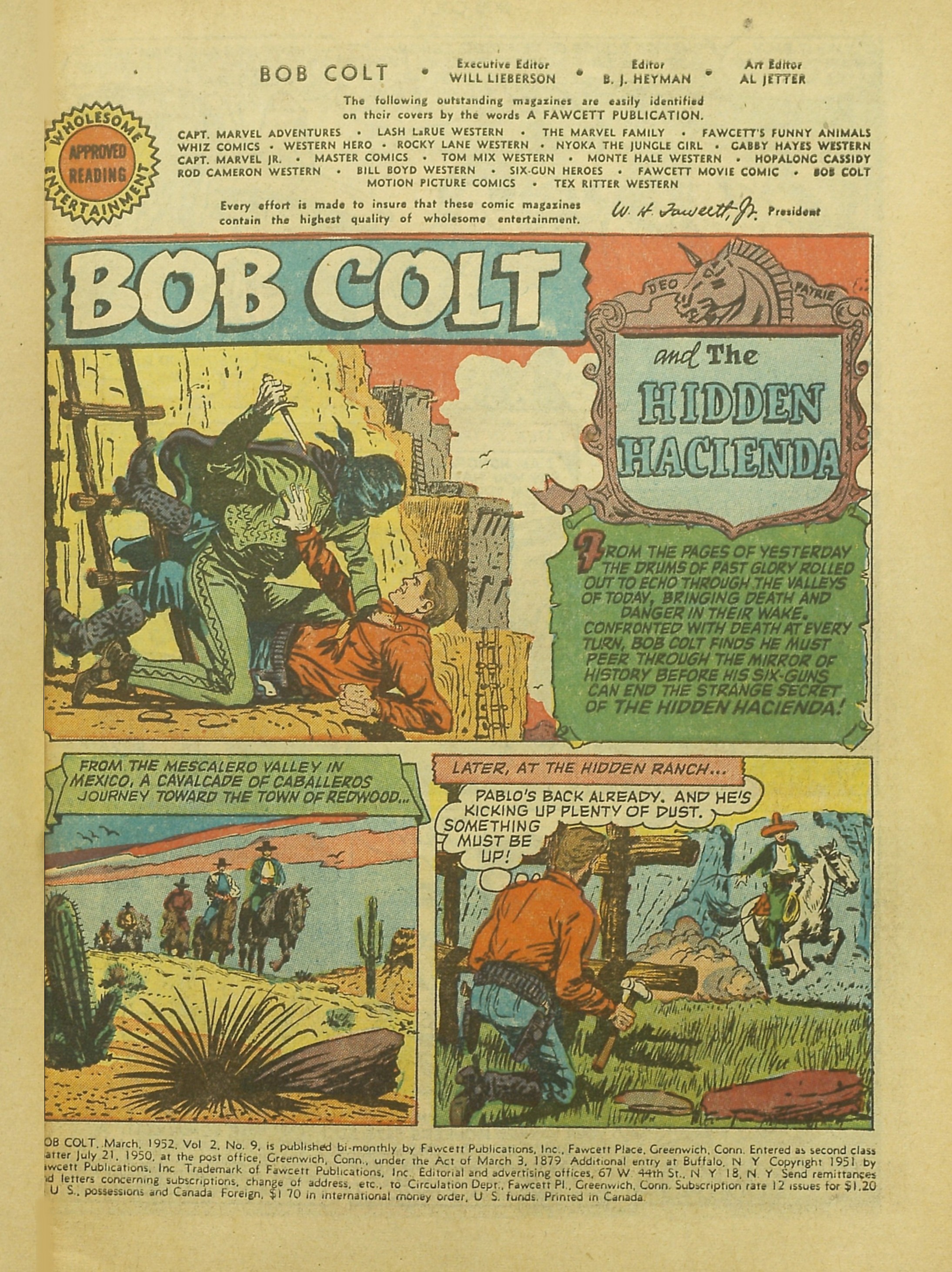 Read online Bob Colt Western comic -  Issue #9 - 3