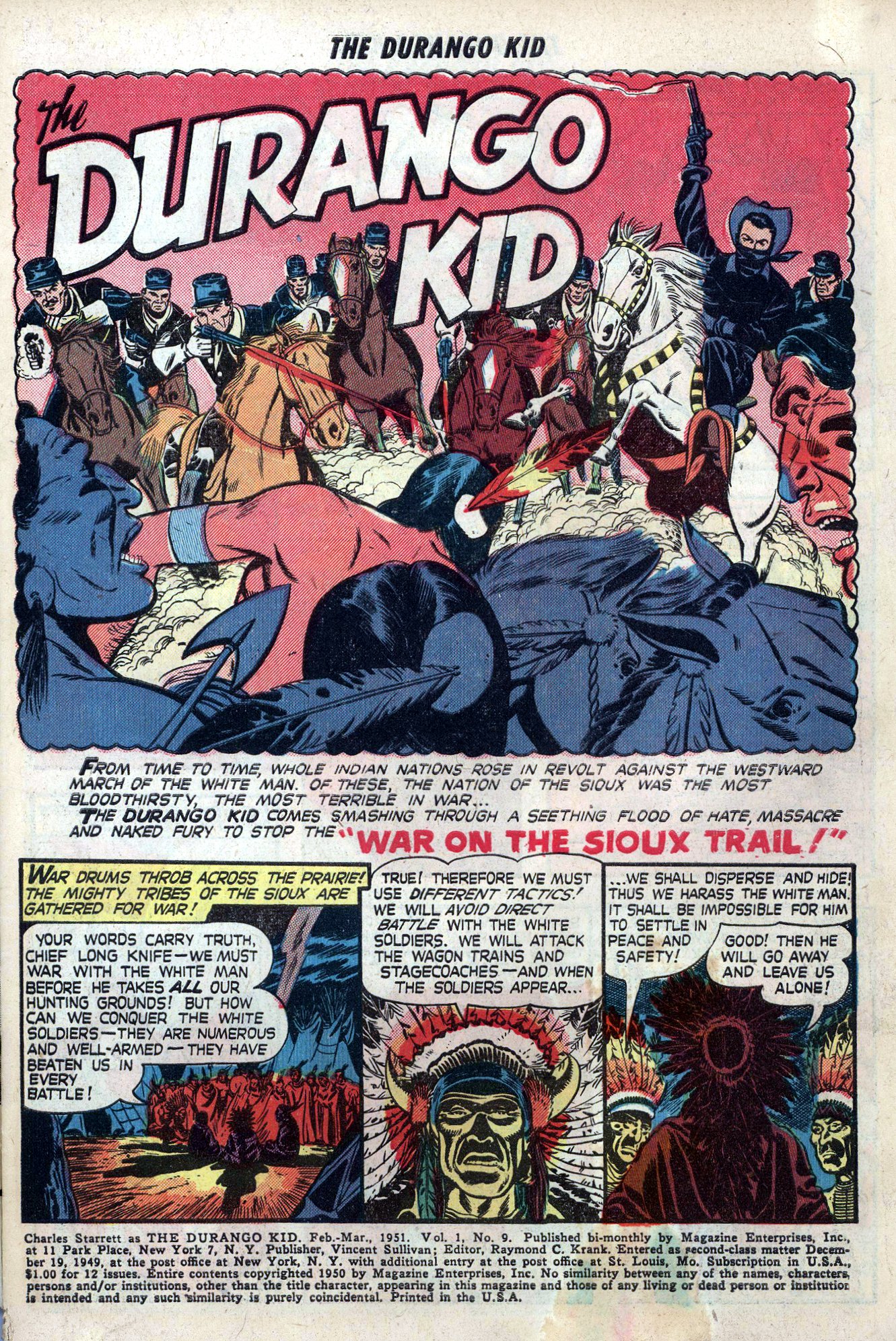 Read online Charles Starrett as The Durango Kid comic -  Issue #9 - 3