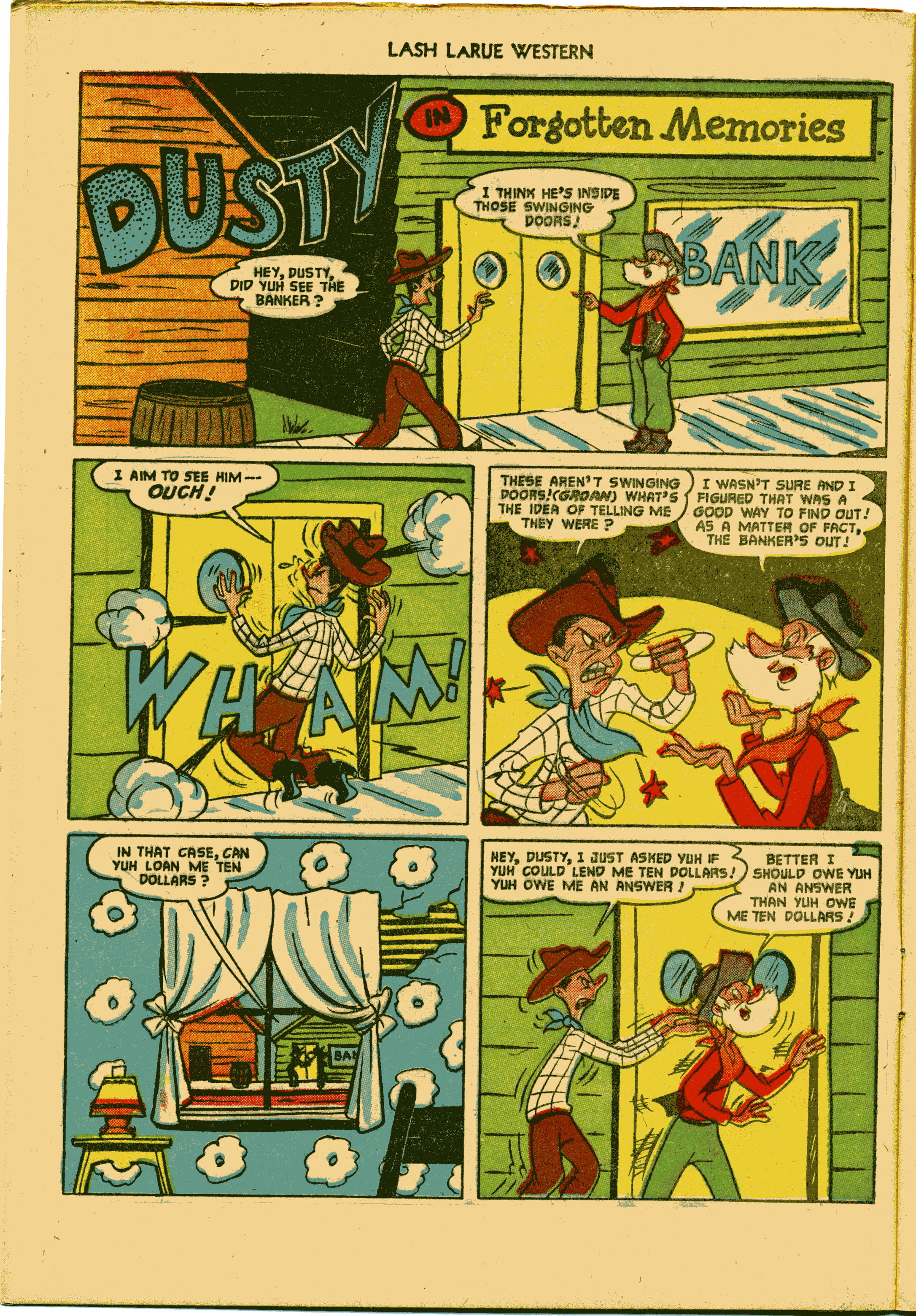 Read online Lash Larue Western (1949) comic -  Issue #27 - 12