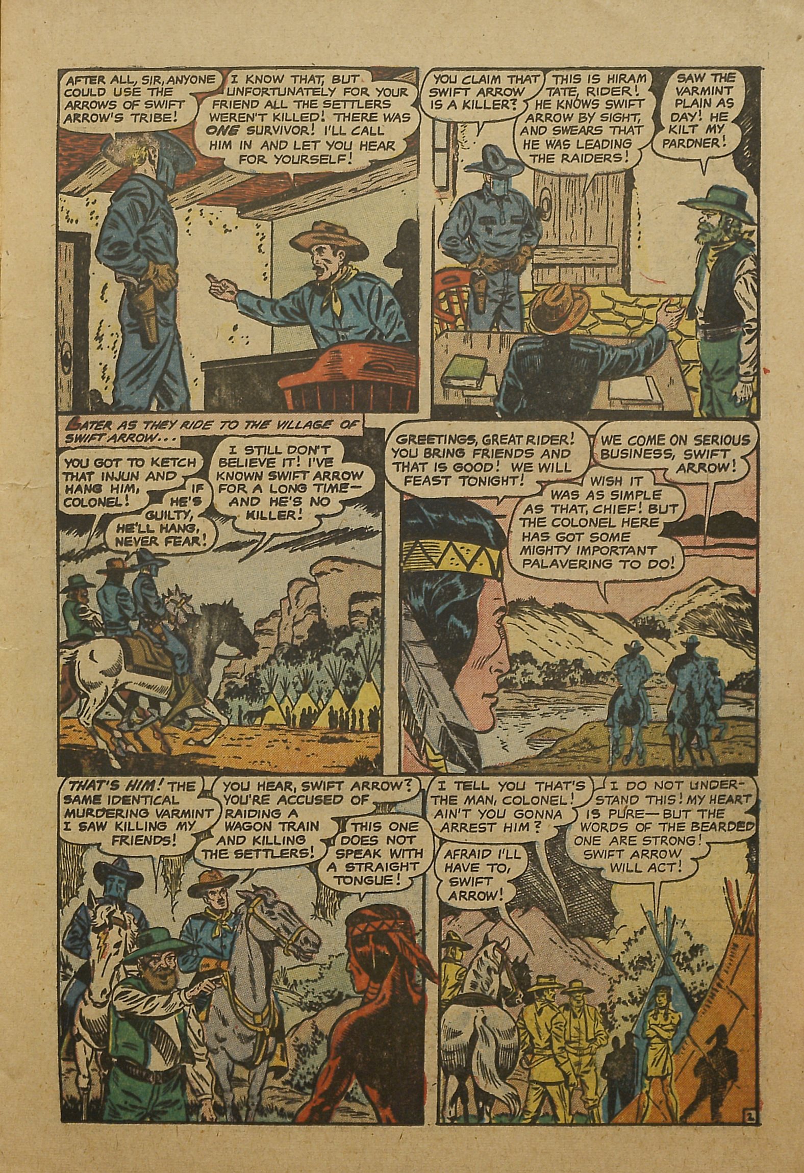 Read online Swift Arrow (1957) comic -  Issue #2 - 13