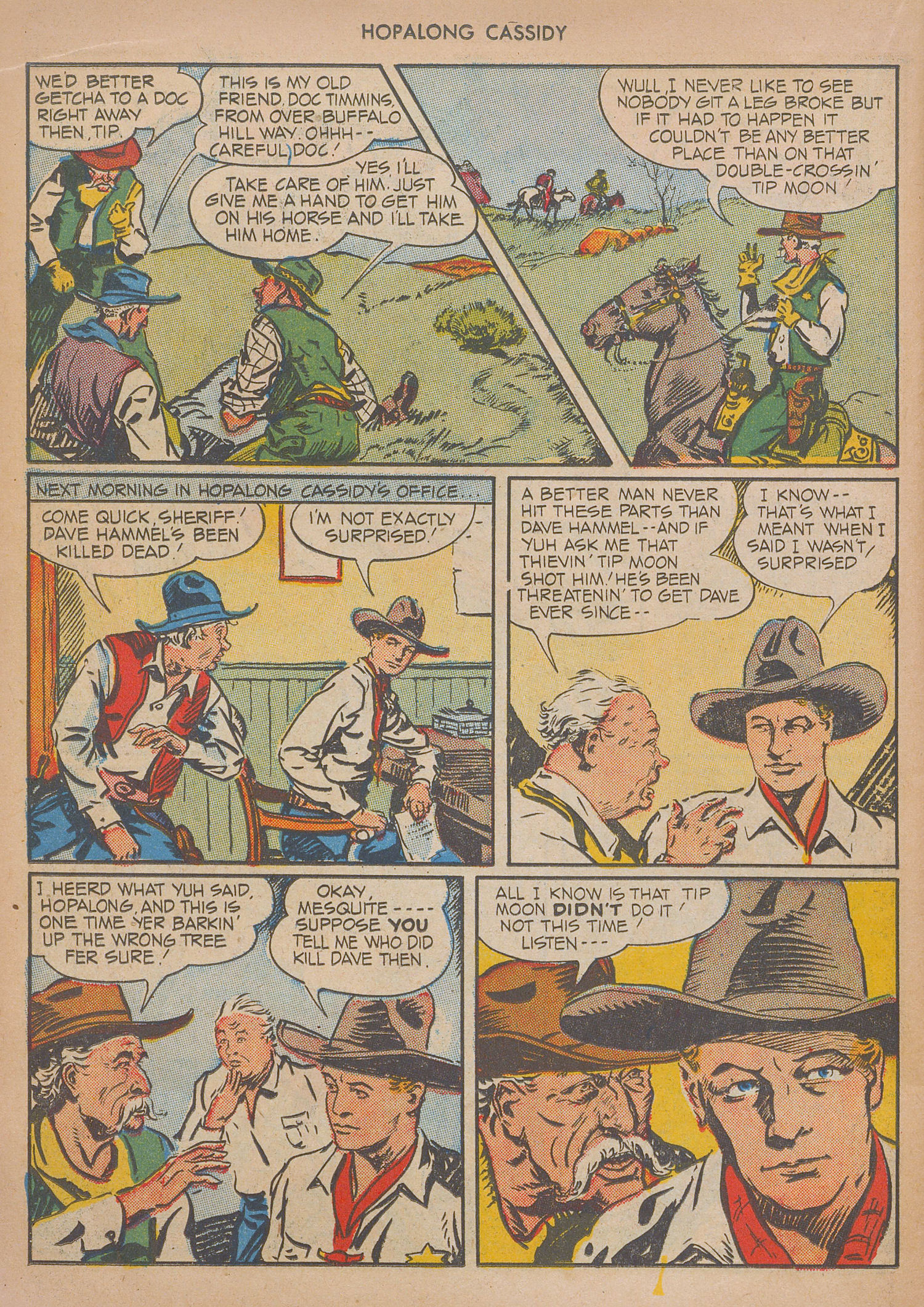 Read online Hopalong Cassidy comic -  Issue #2 - 54