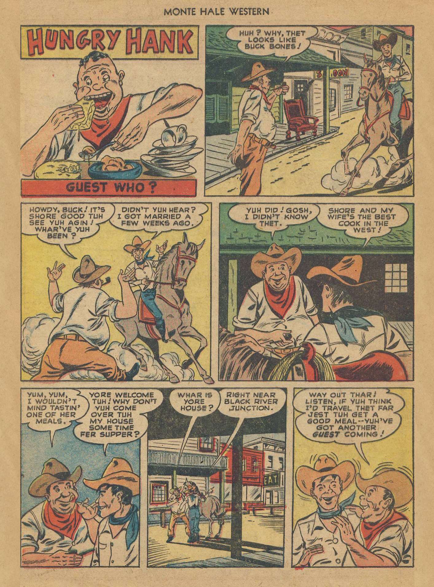 Read online Monte Hale Western comic -  Issue #36 - 23