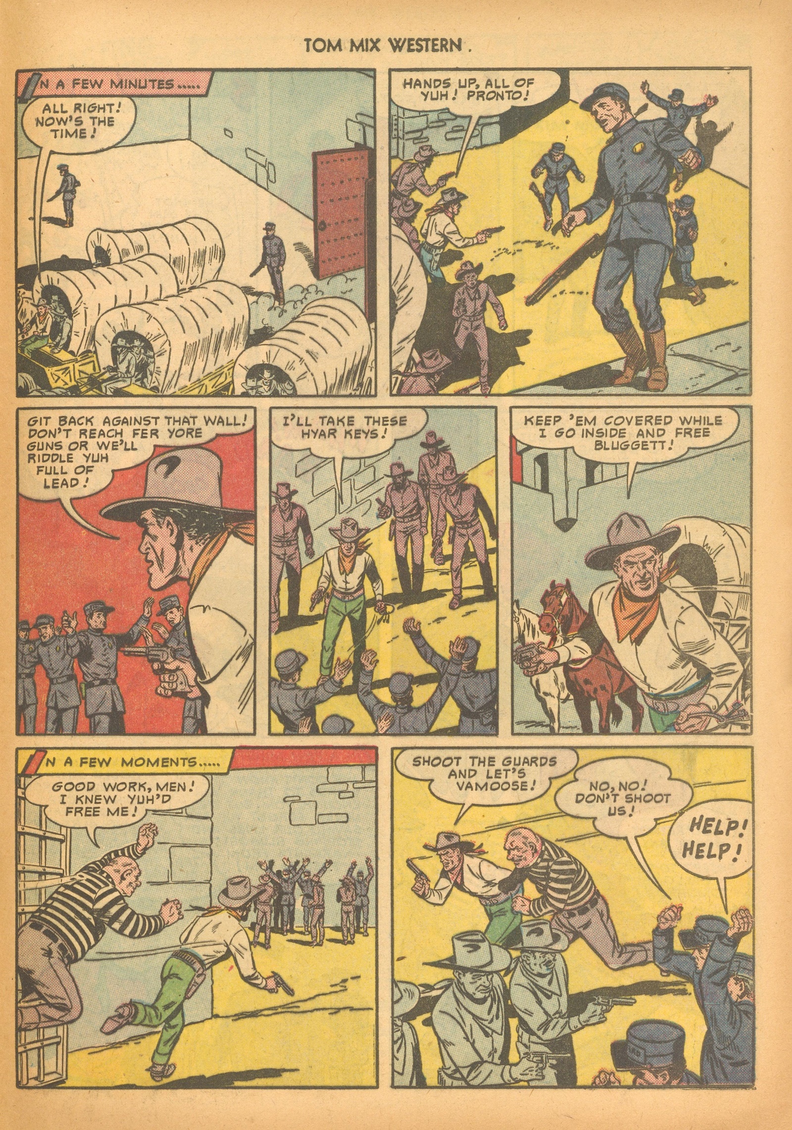 Read online Tom Mix Western (1948) comic -  Issue #33 - 41