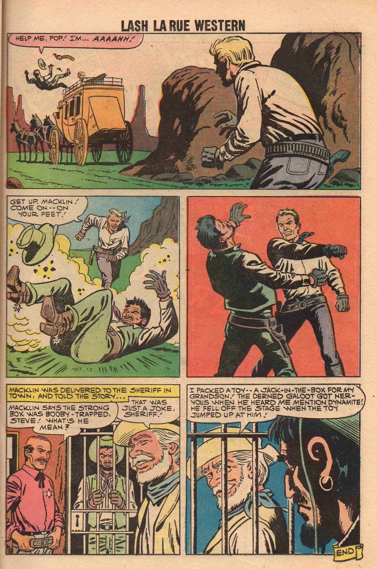 Read online Lash Larue Western (1949) comic -  Issue #73 - 23