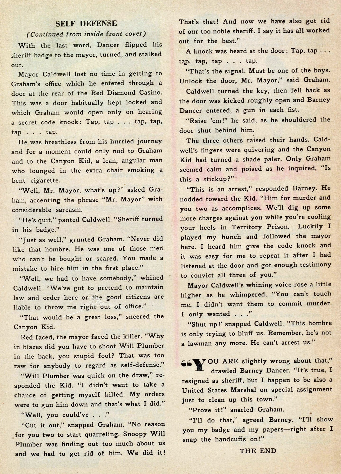 Read online Lash Larue Western (1949) comic -  Issue #42 - 35