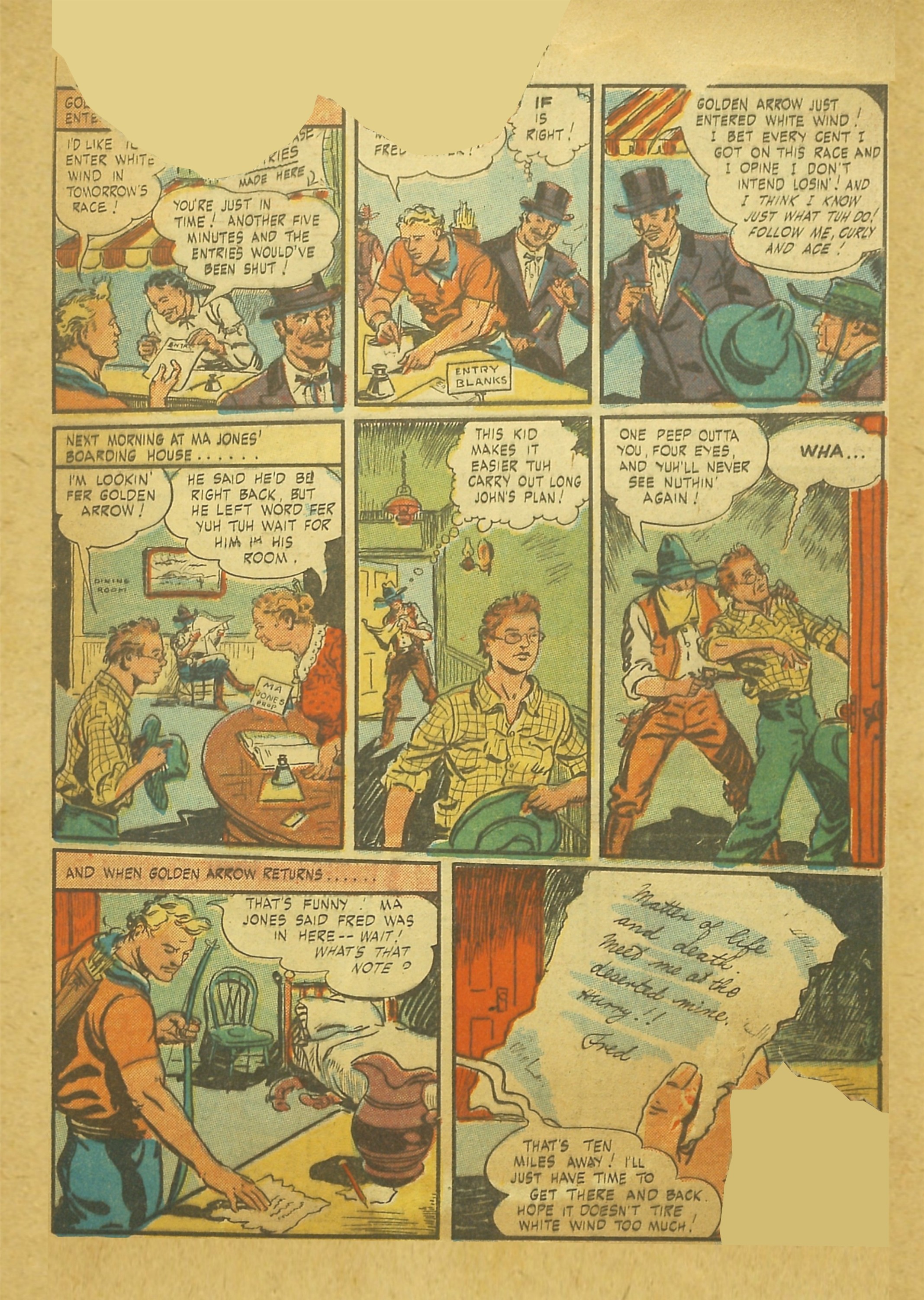 Read online Golden Arrow comic -  Issue #4 - 5