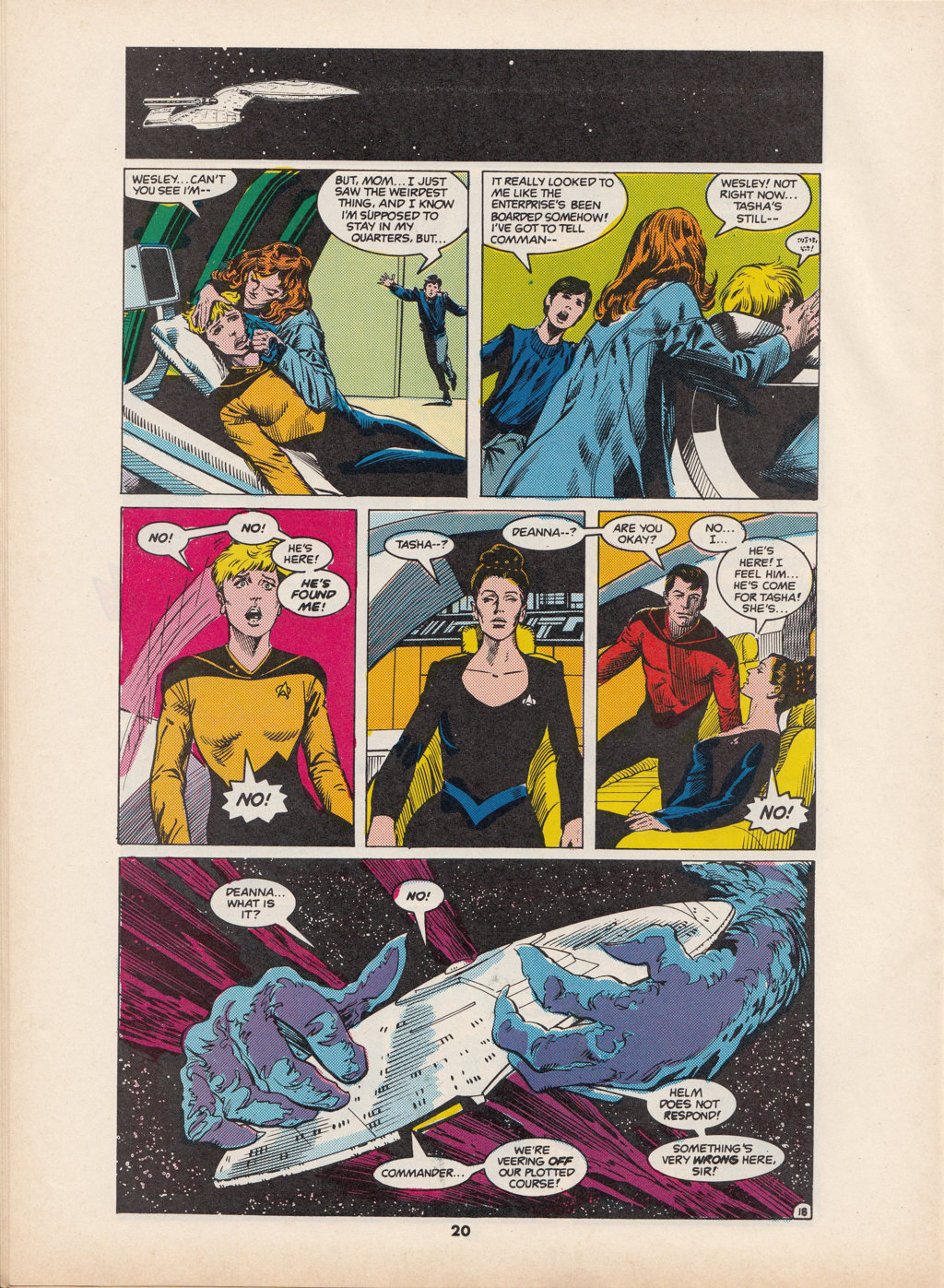Read online Star Trek The Next Generation (1990) comic -  Issue #4 - 20