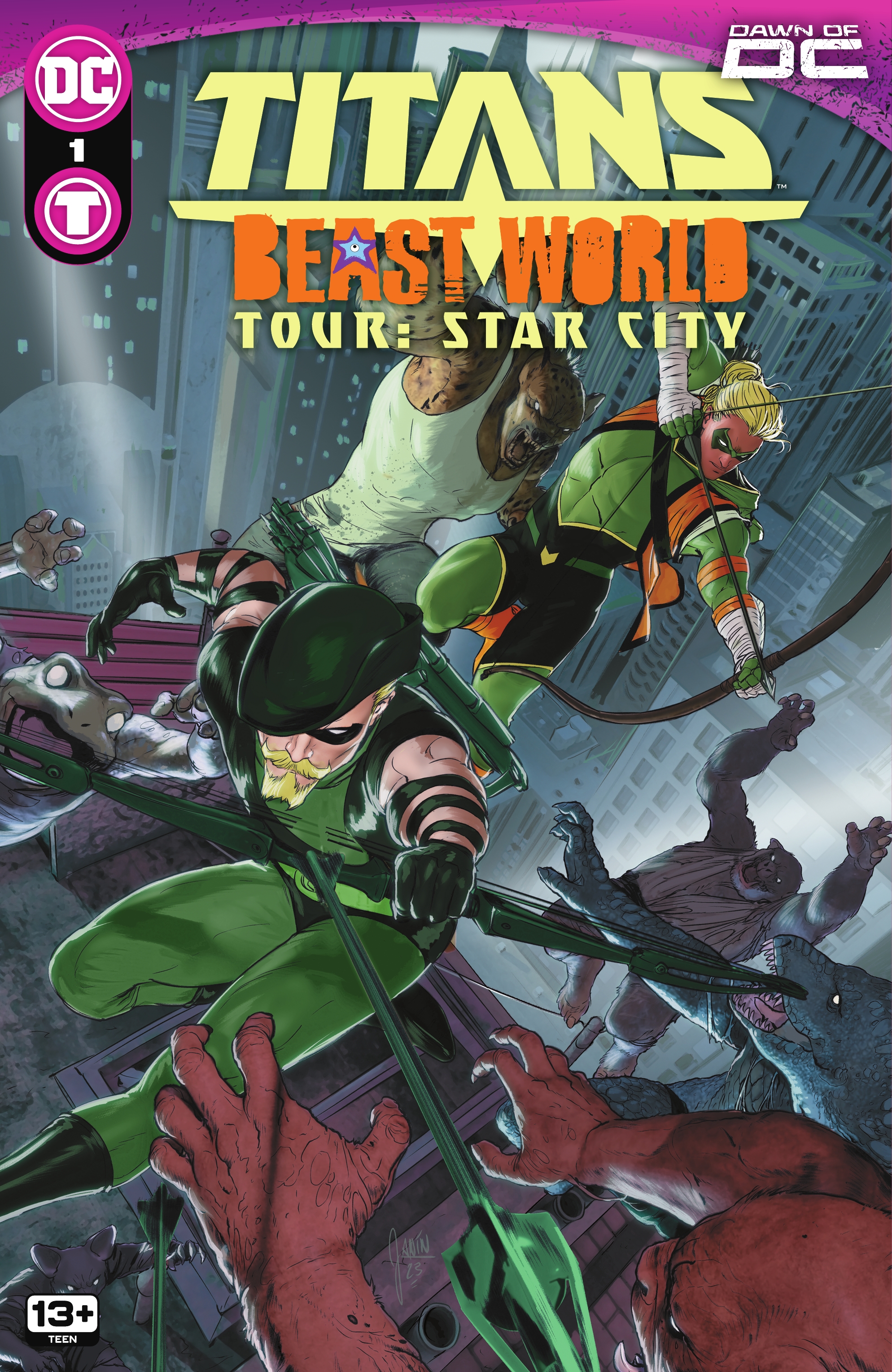 Read online Titans: Beast World Tour - Star City comic -  Issue # Full - 1