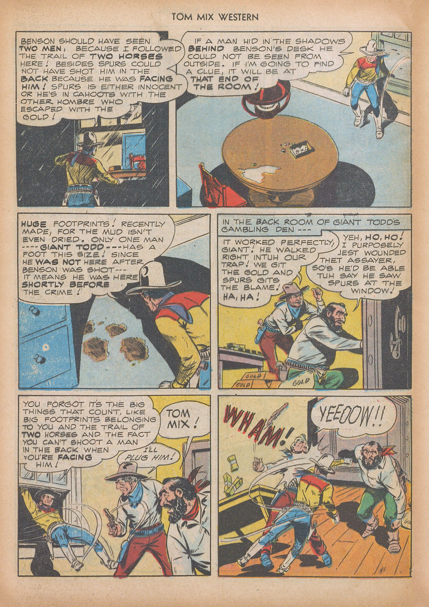 Read online Tom Mix Western (1948) comic -  Issue #9 - 48