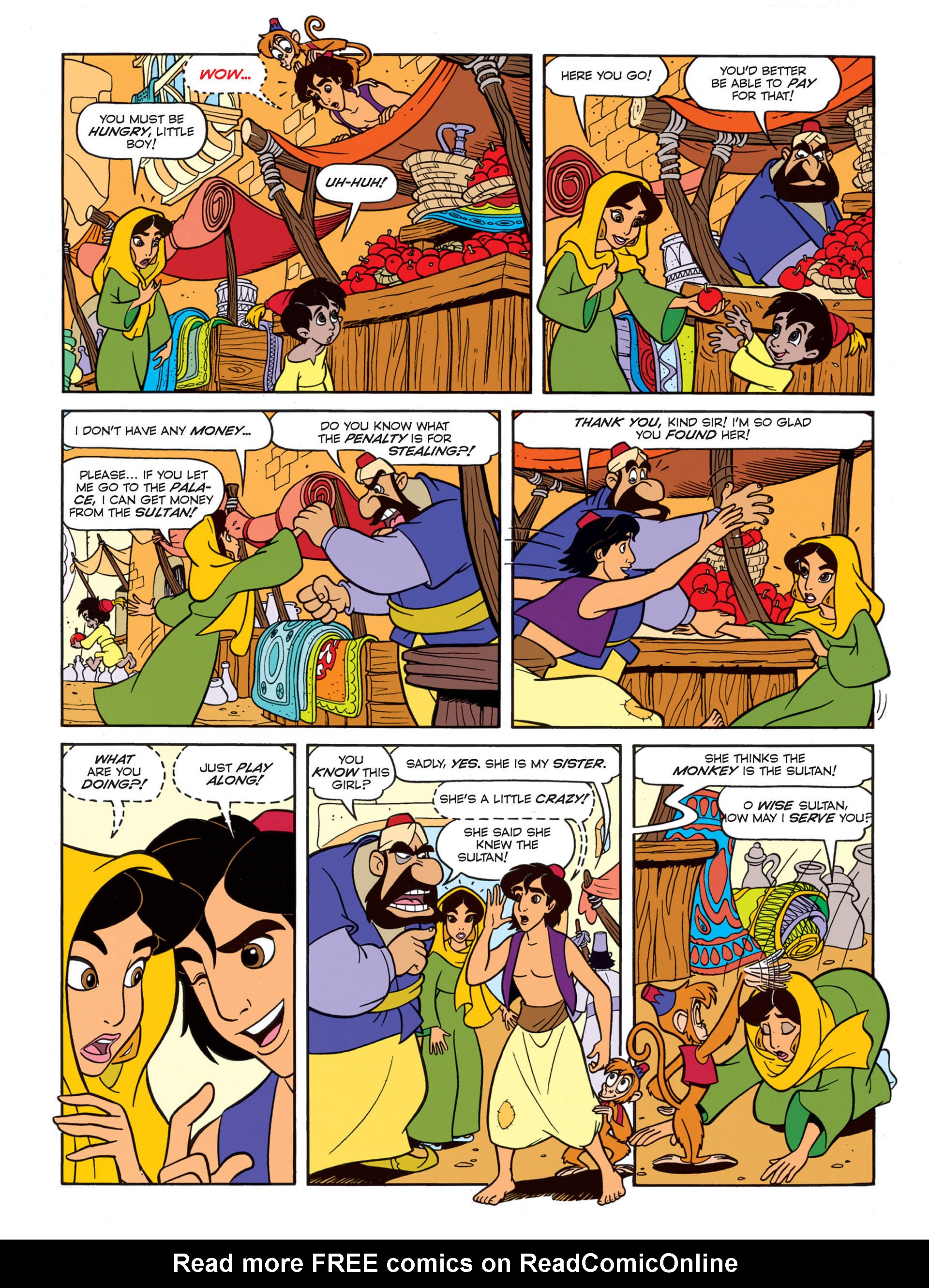 Read online Disney's Aladdin - The Official Movie Adaptation comic -  Issue # Full - 9
