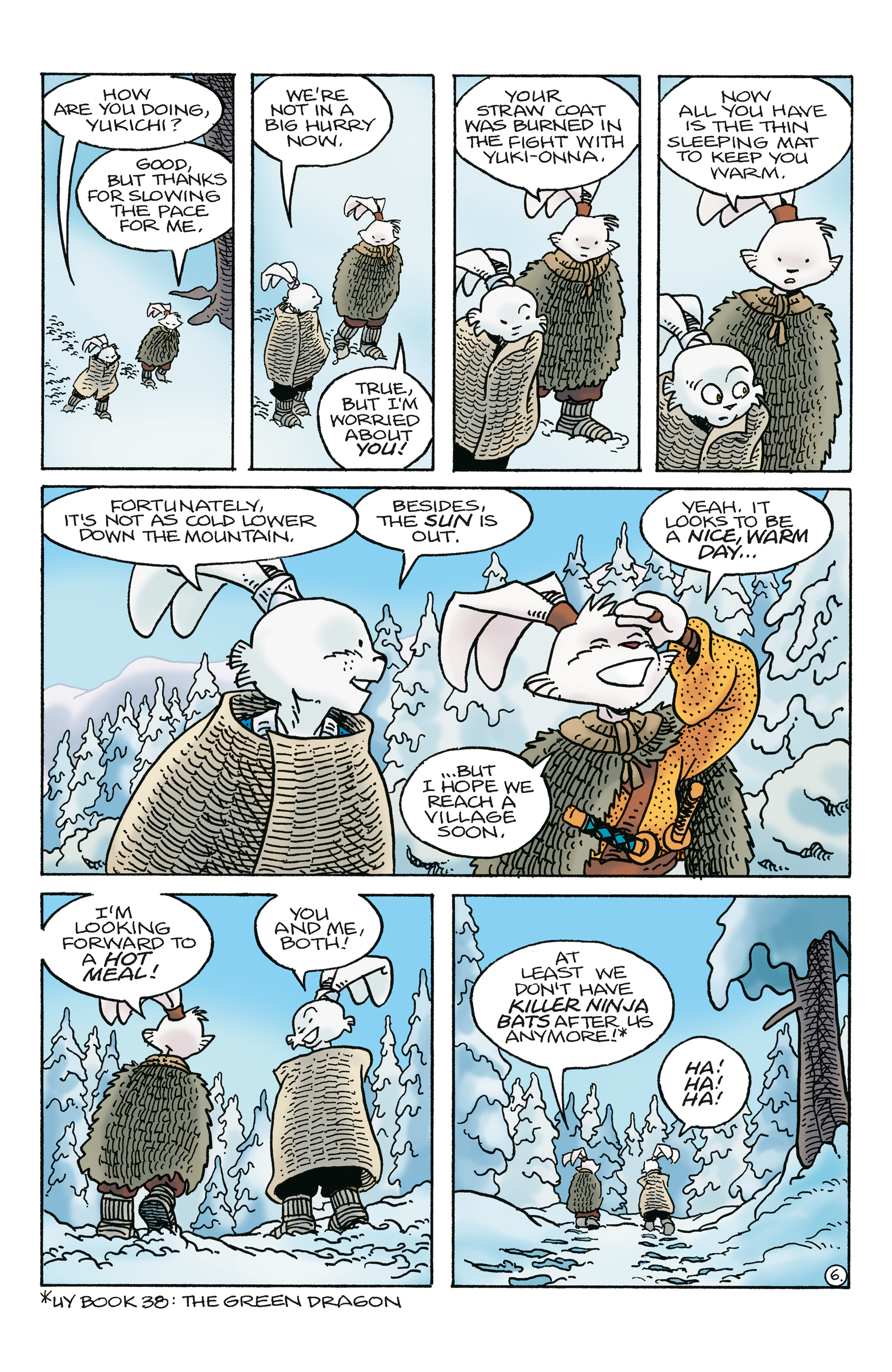 Read online Usagi Yojimbo: Ice and Snow comic -  Issue #4 - 8