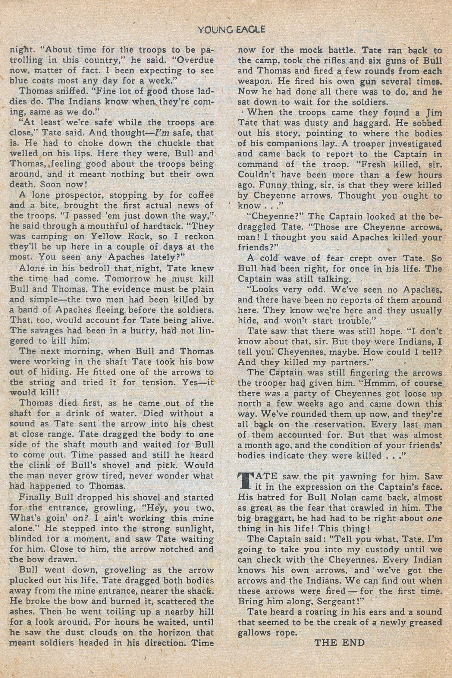 Read online Young Eagle comic -  Issue #5 - 22