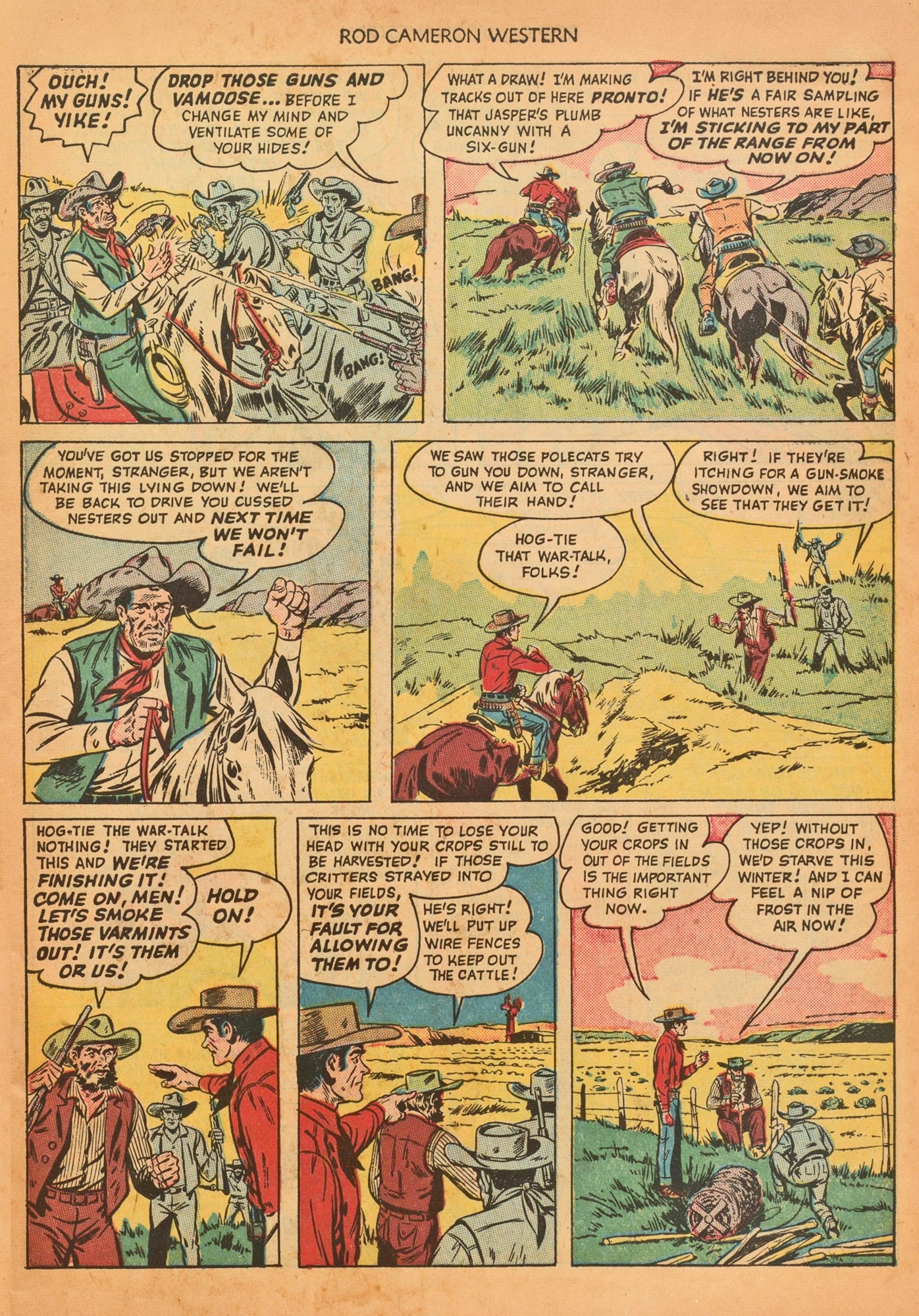 Read online Rod Cameron Western comic -  Issue #2 - 7