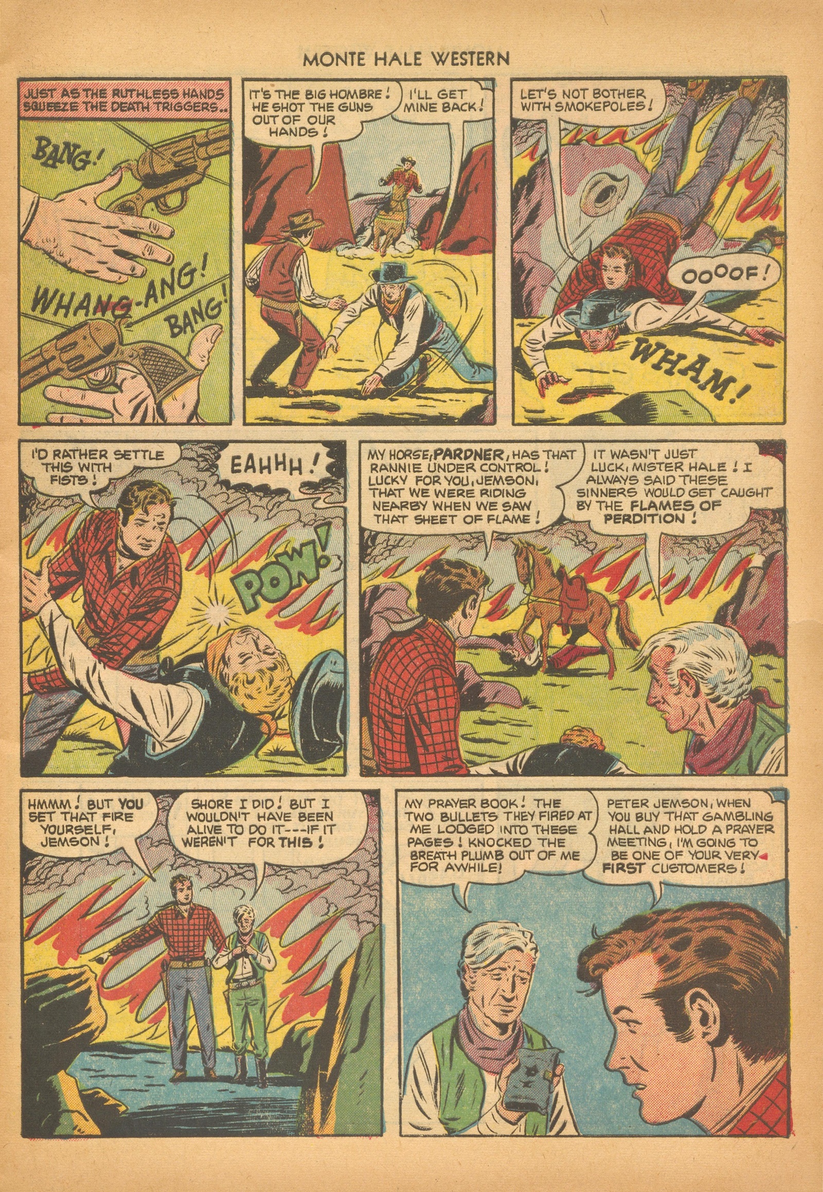 Read online Monte Hale Western comic -  Issue #75 - 9