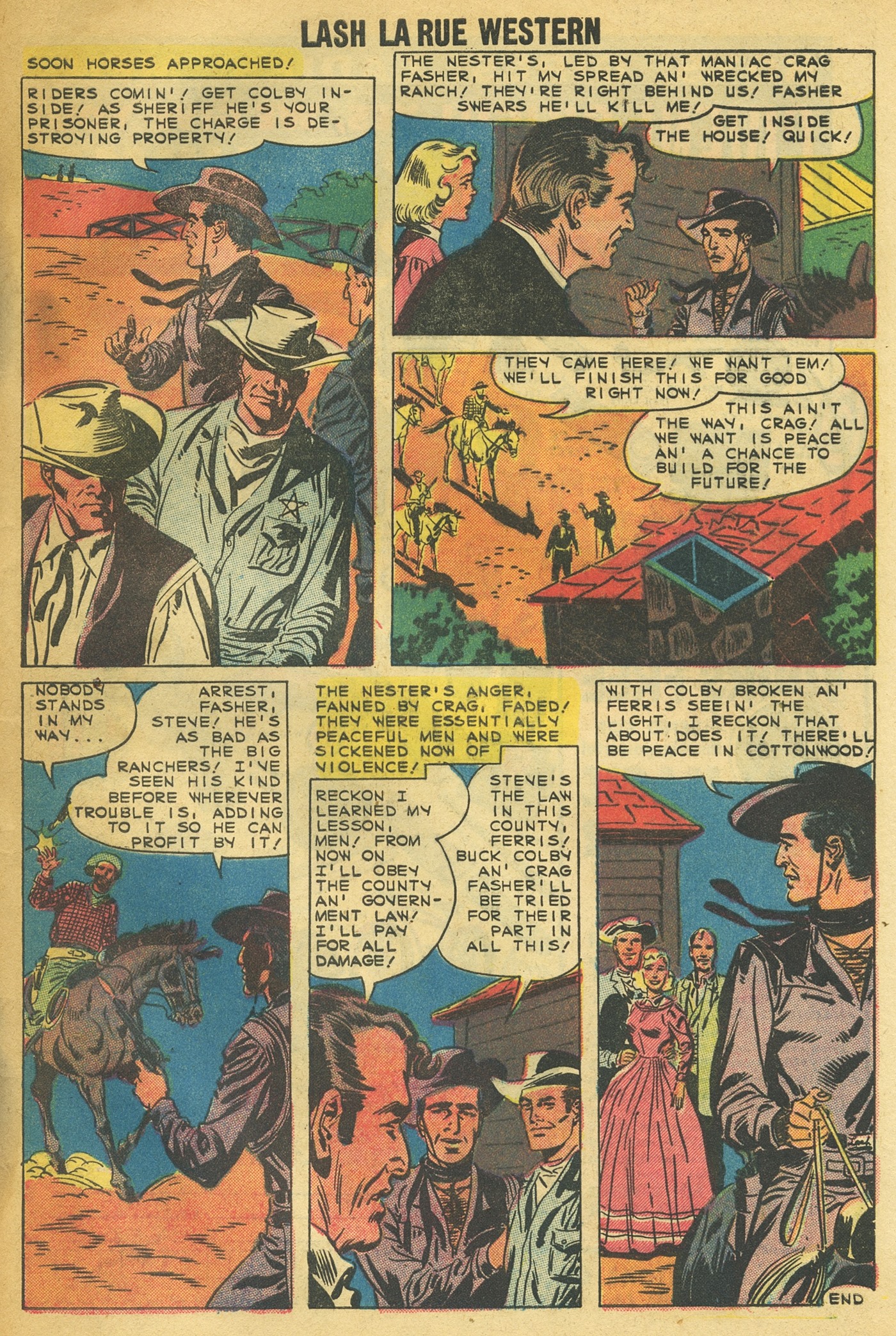 Read online Lash Larue Western (1949) comic -  Issue #73 - 33