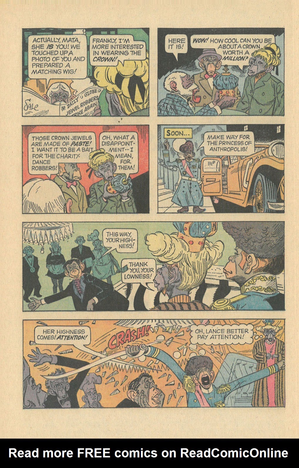 Read online Lancelot Link Secret Chimp comic -  Issue #7 - 12