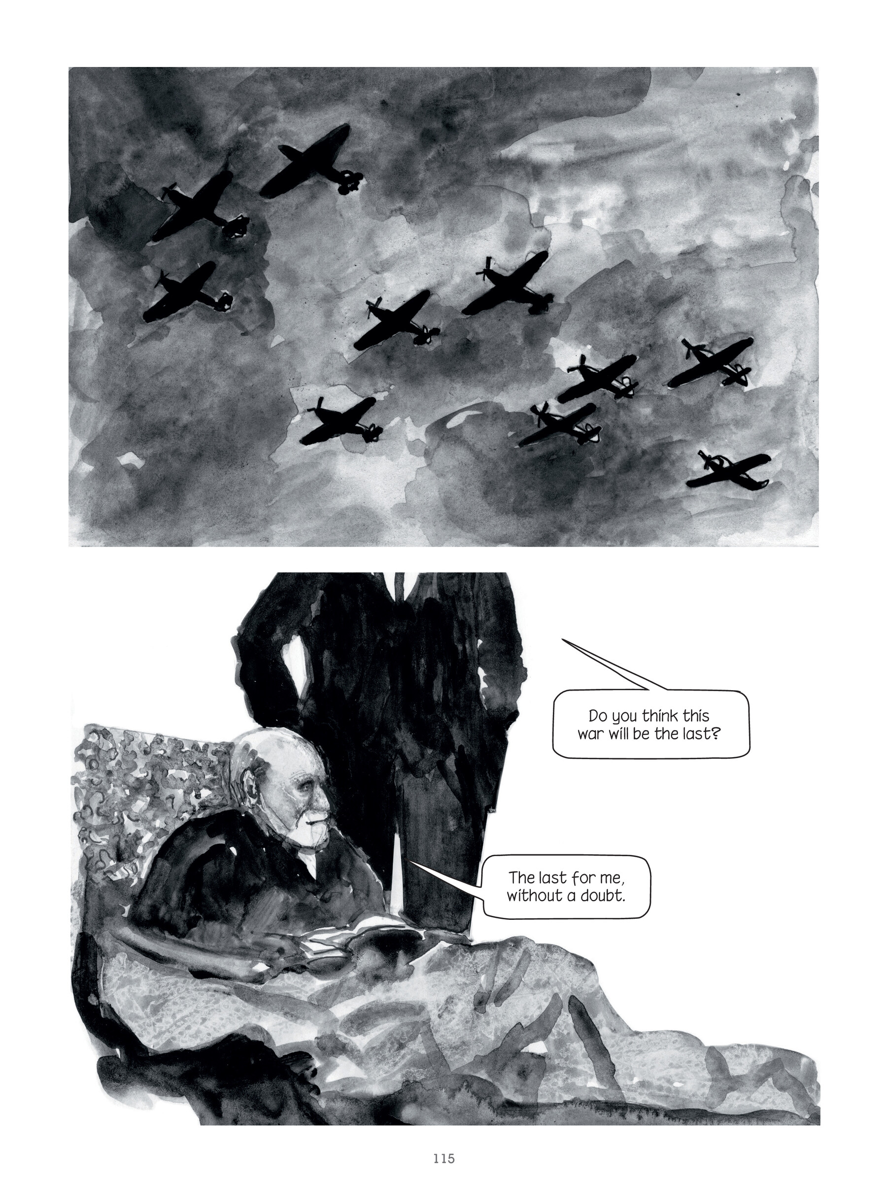 Read online Through Clouds of Smoke: Freud's Final Days comic -  Issue # TPB - 113