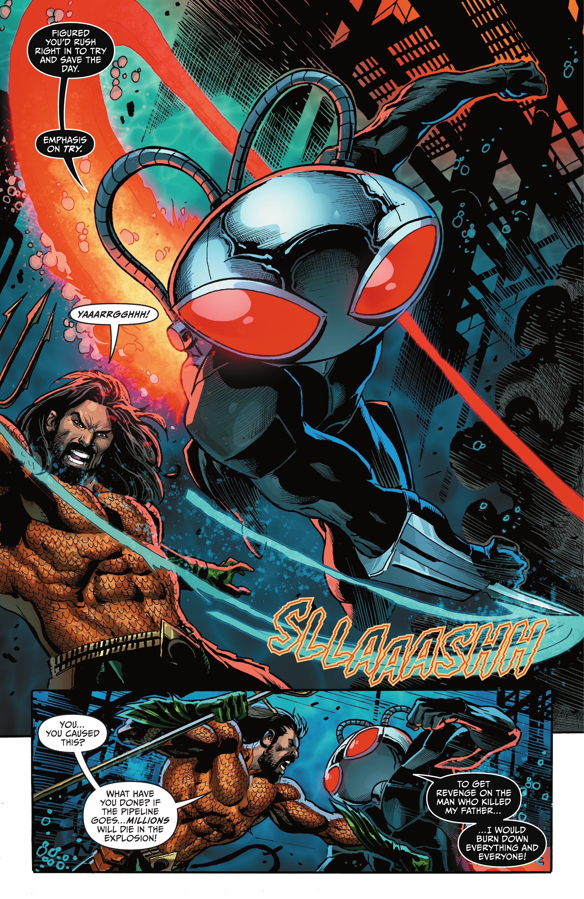 Read online Aquaman: Through Fire and Water comic -  Issue # Full - 12