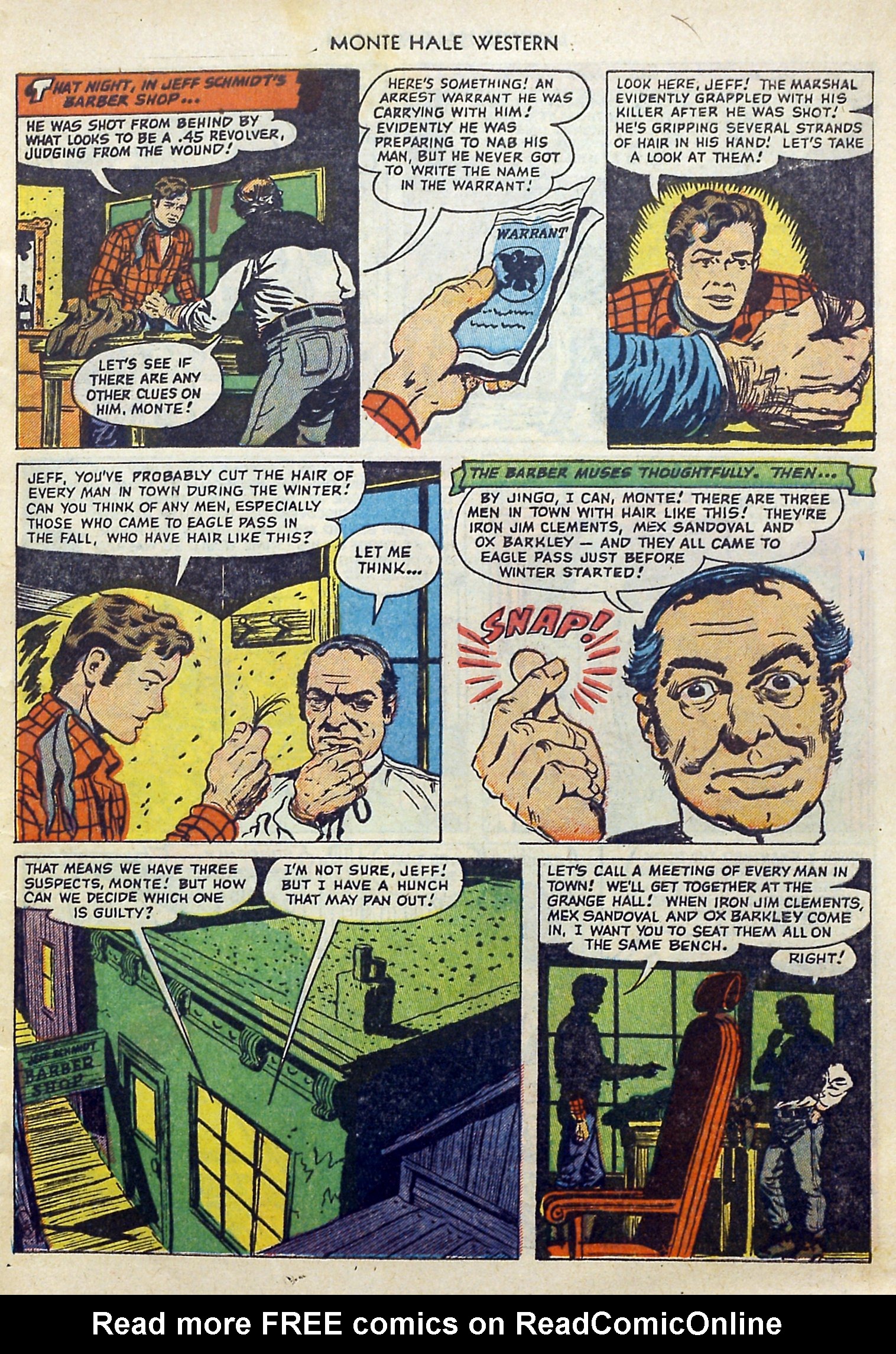 Read online Monte Hale Western comic -  Issue #71 - 6