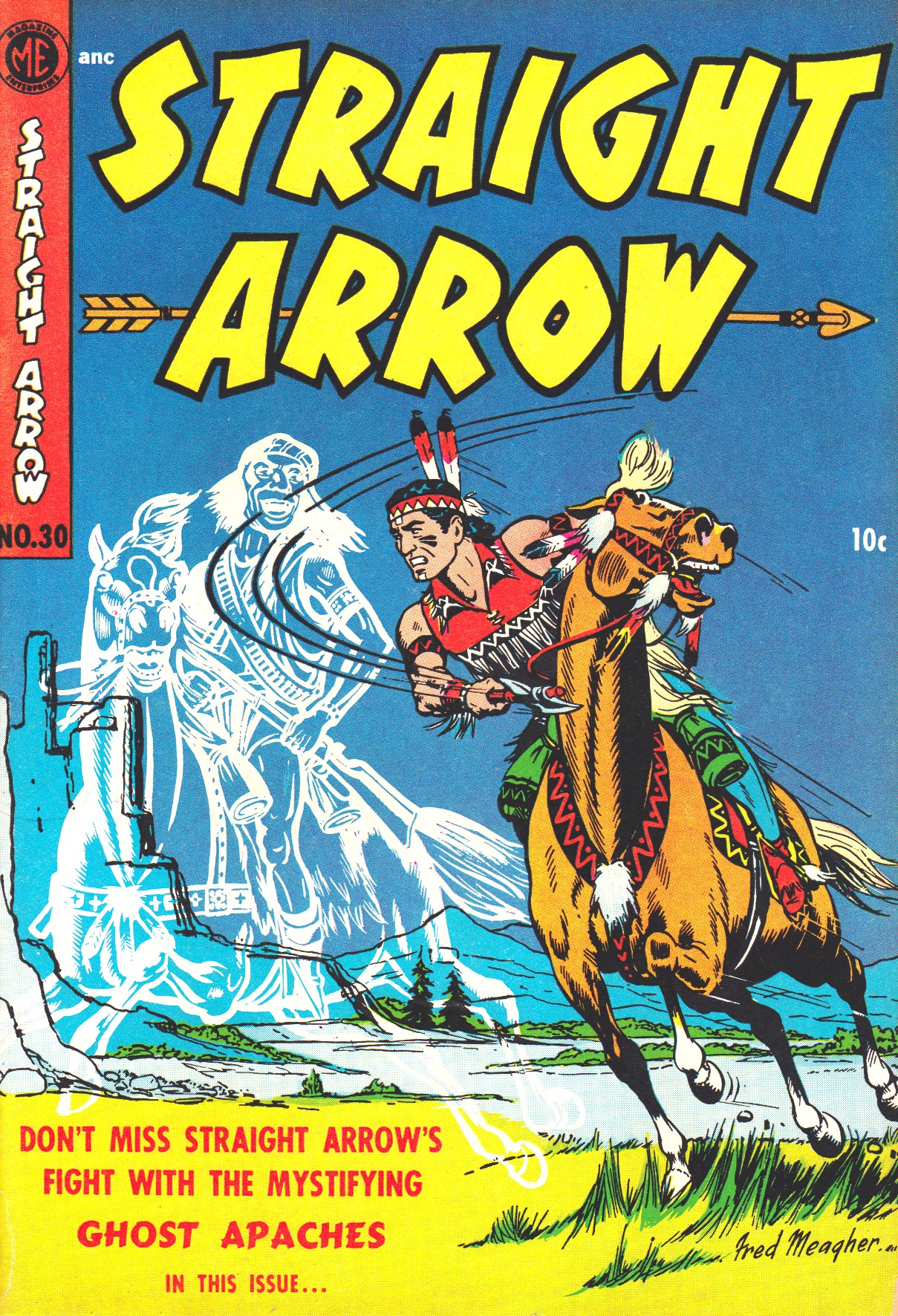 Read online Straight Arrow comic -  Issue #30 - 1