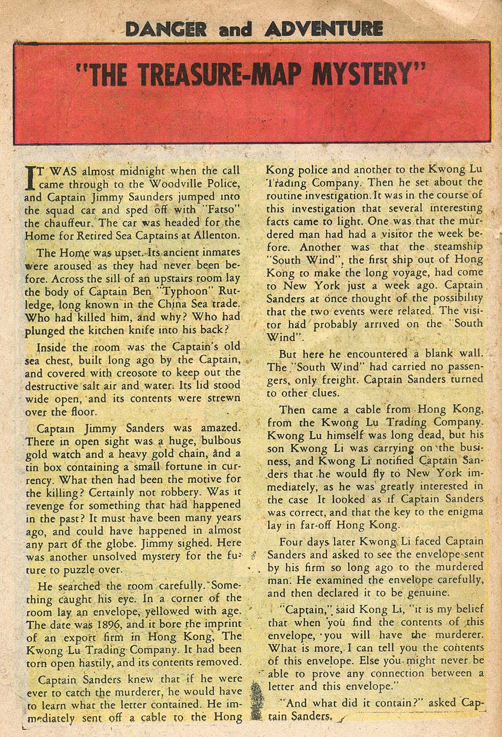 Read online Danger and Adventure comic -  Issue #25 - 18