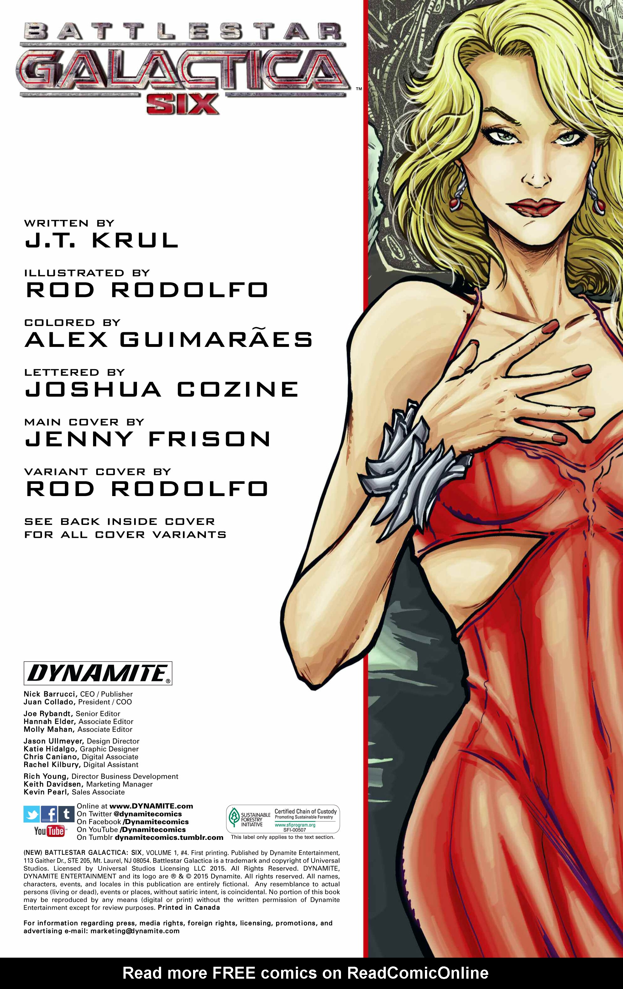 Read online (New) Battlestar Galactica: Six comic -  Issue #4 - 2
