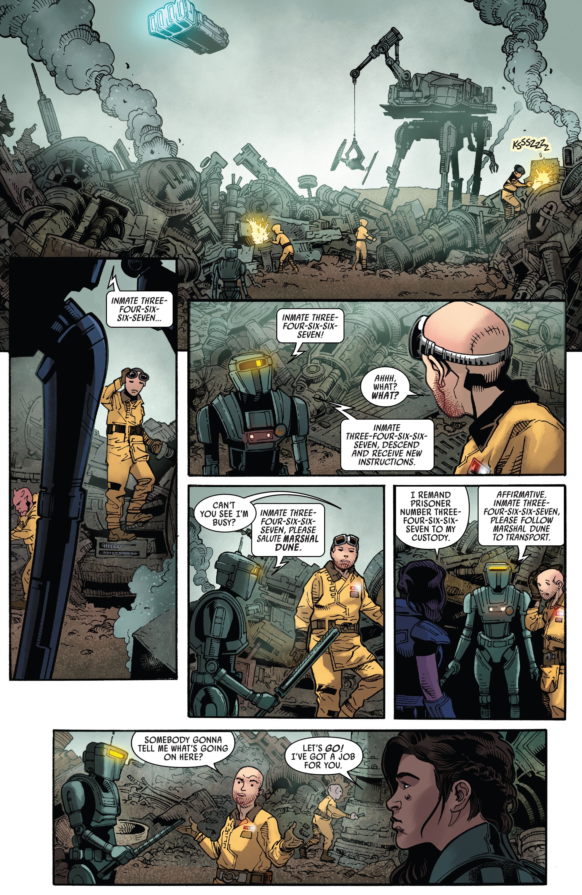 Read online Star Wars: The Mandalorian Season 2 comic -  Issue #7 - 3