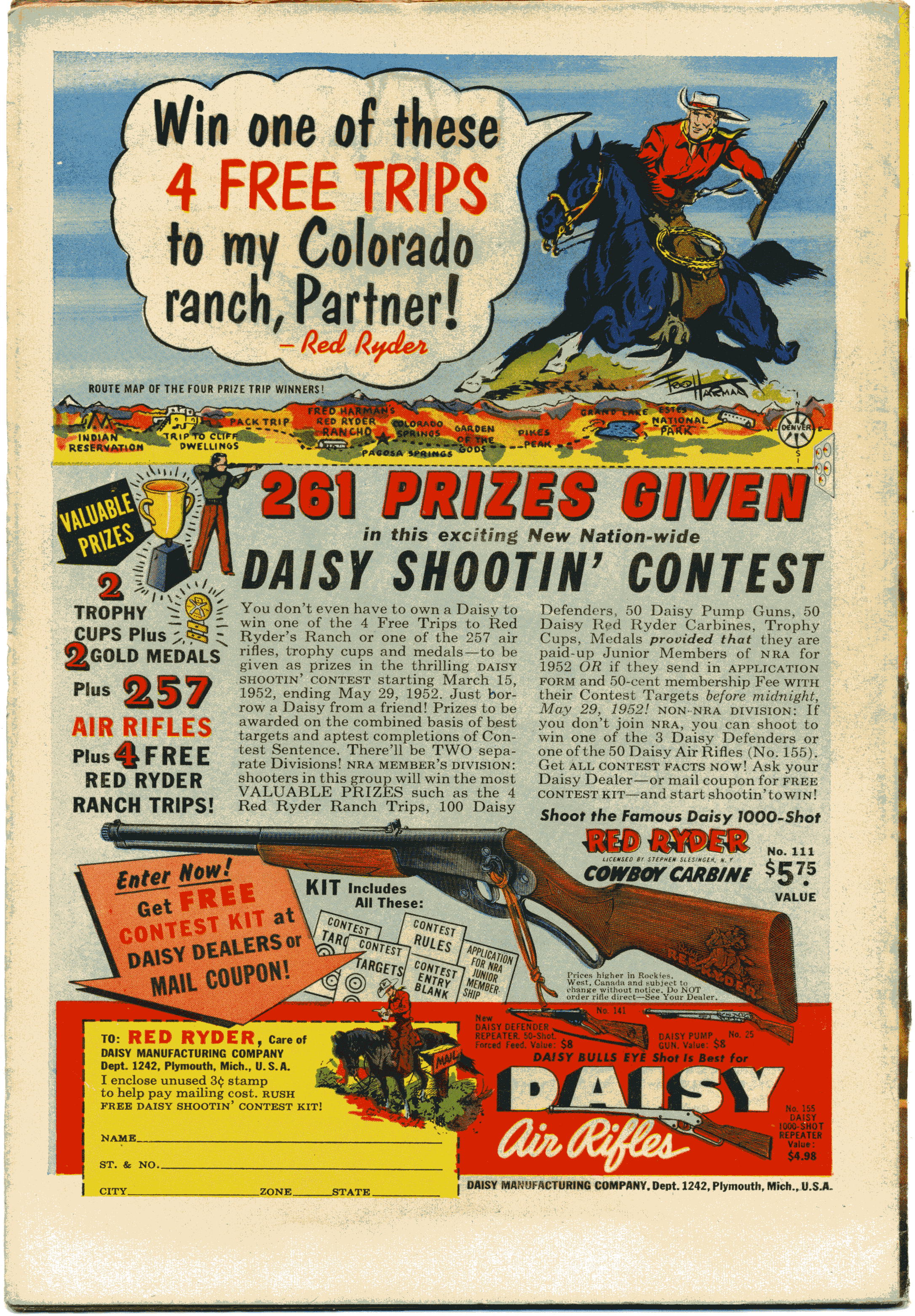 Read online Lash Larue Western (1949) comic -  Issue #27 - 36