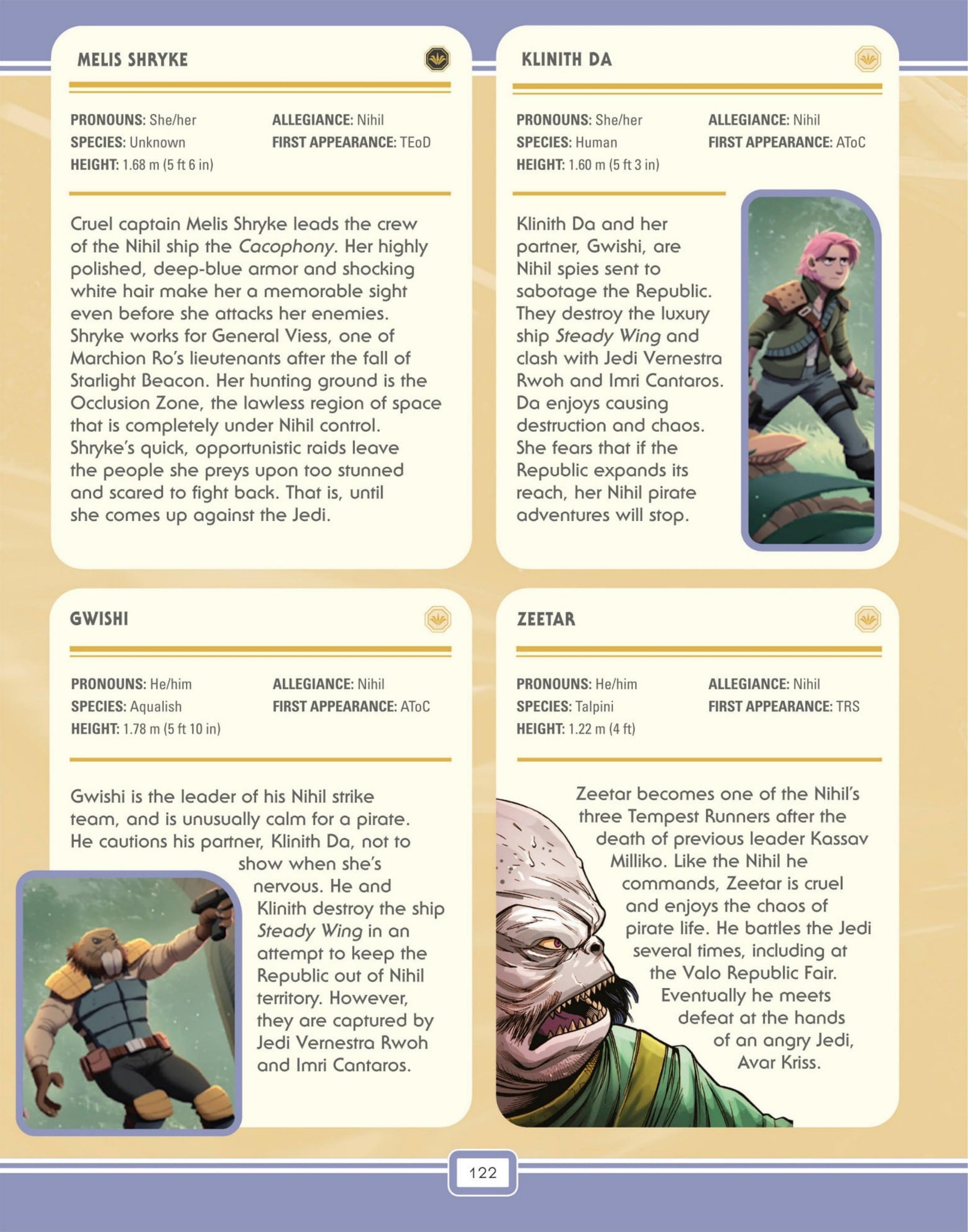 Read online Star Wars: The High Republic Character Encyclopedia comic -  Issue # TPB (Part 2) - 25
