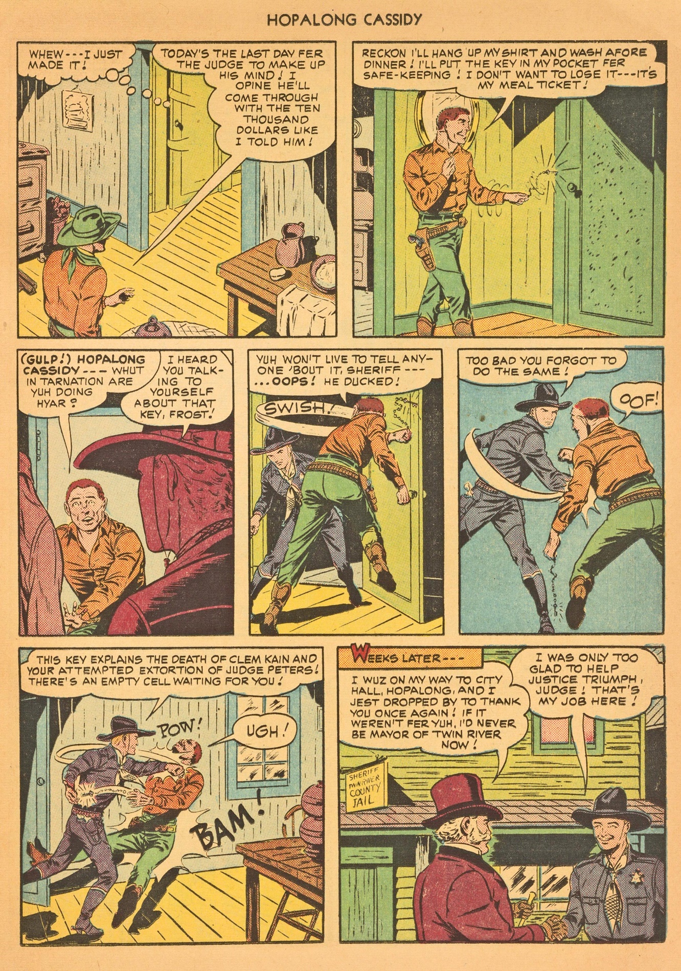 Read online Hopalong Cassidy comic -  Issue #50 - 25